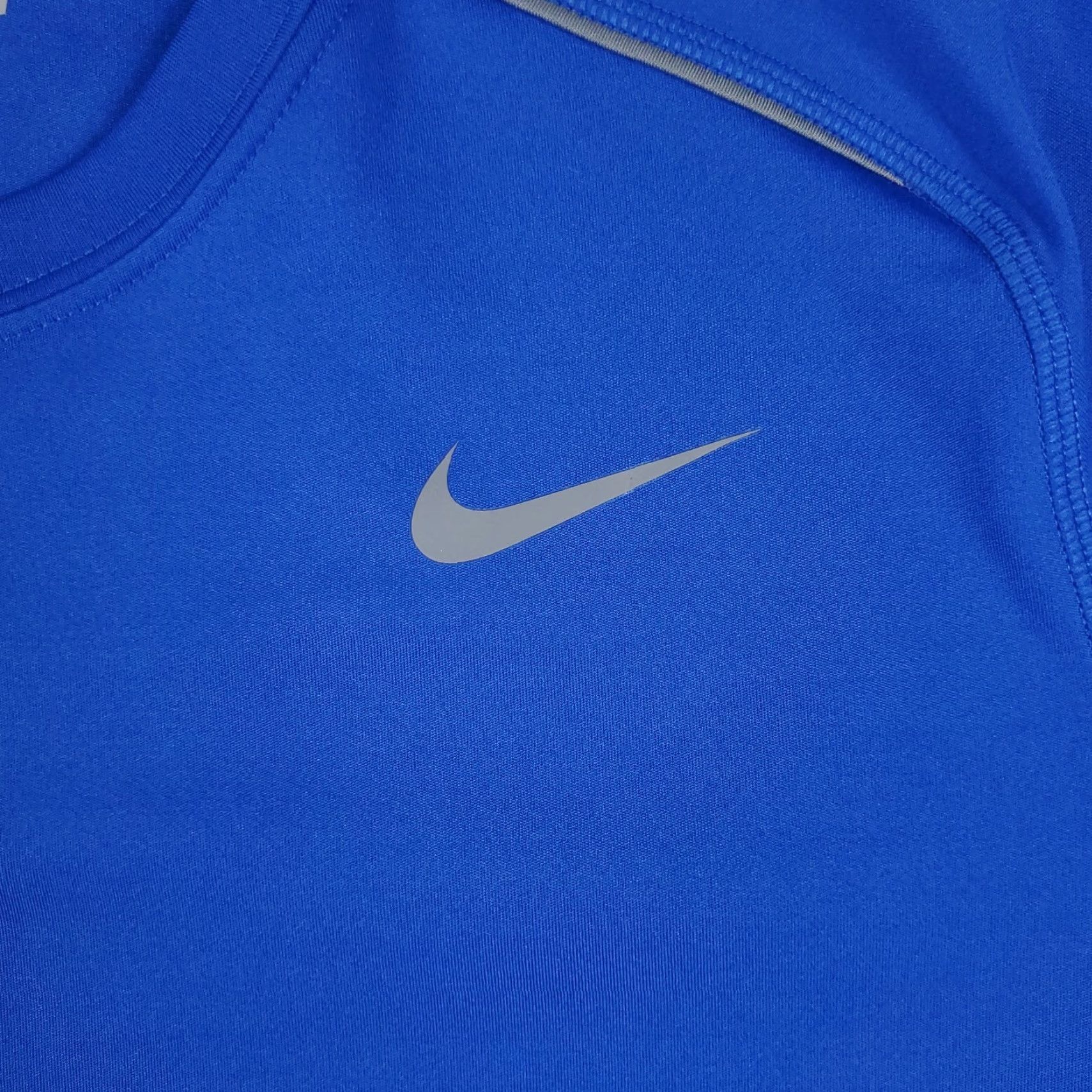 Nike Nike T Shirt Mens Size Small Blue Swoosh Active Gym Work Out Short Sleeve Size US S / EU 44-46 / 1 - 2 Thumbnail