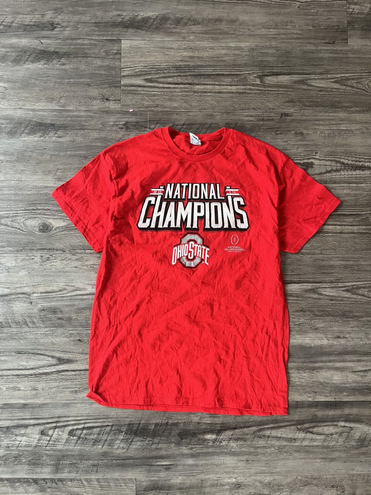 NCAA × Vintage Vintage 90s y2k Ohio State National Championship Tee Size US L / EU 52-54 / 3 - 1 Thumbnail