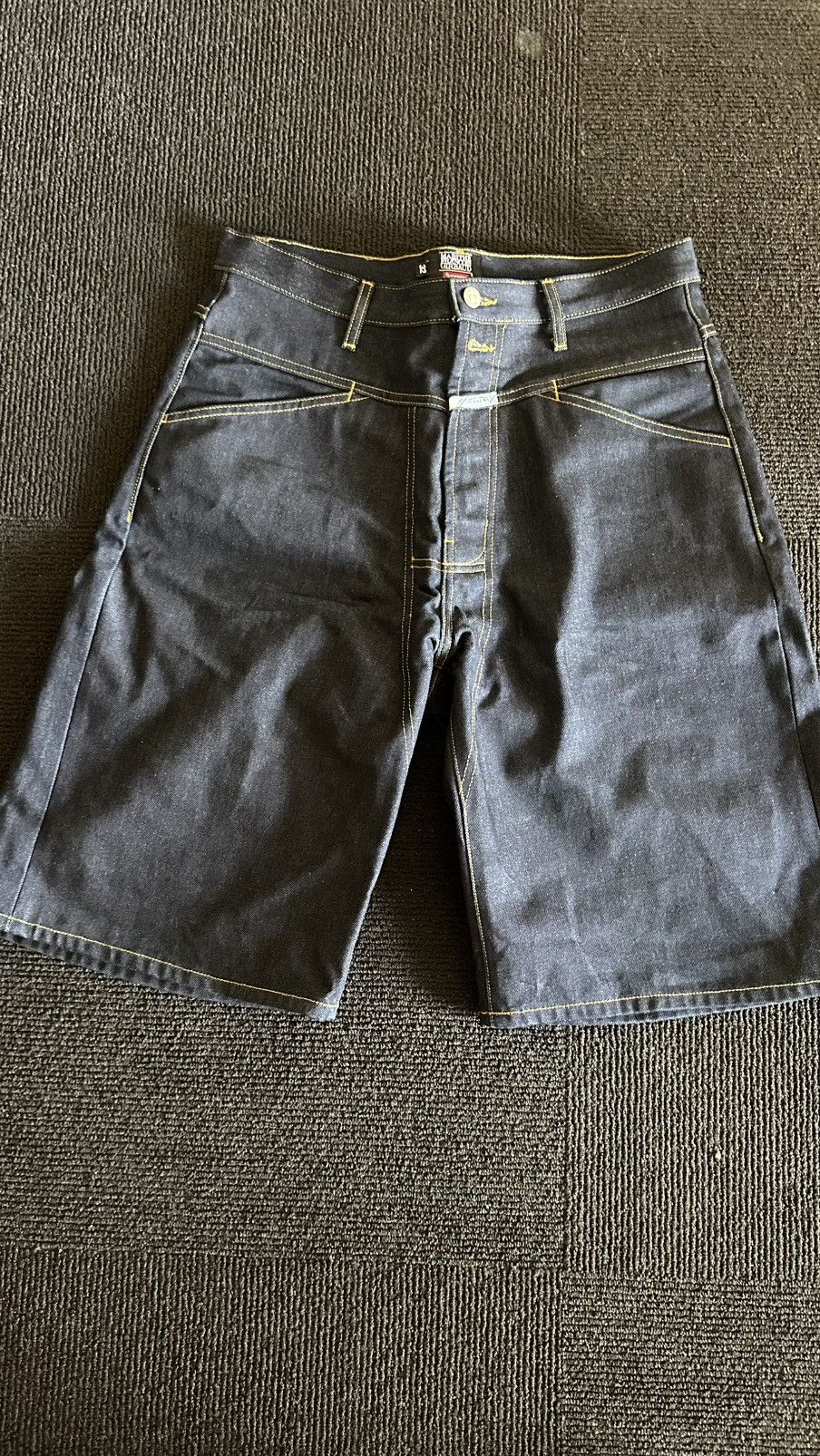 Supreme Marithe + girbaud X seam baggy denim short (32)