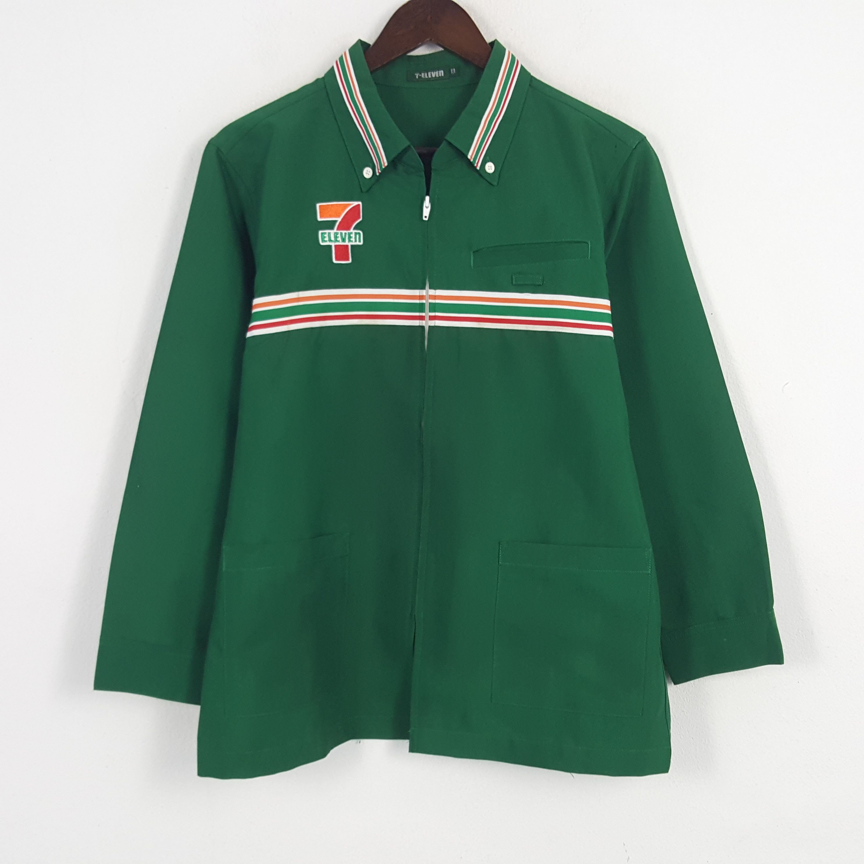 Japanese Brand × Vintage Vintage 7 Eleven Embroidery Logo Worker Uniform Jacket Size US S / EU 44-46 / 1 - 3 Thumbnail