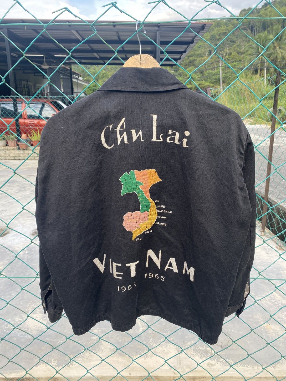 Vintage Vintage 60’s Chu Lai Vietnam 1965-1966 embroidery riversible Size US M / EU 48-50 / 2 - 1 Thumbnail