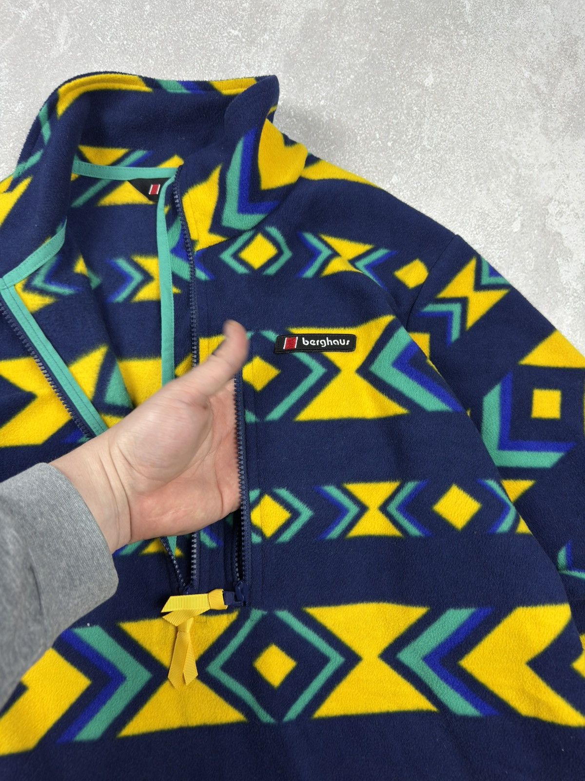 Berghaus Berghaus Prism Print Trango Half Fleece 1/4 Zip Outdoor Size US XL / EU 56 / 4 - 9 Thumbnail