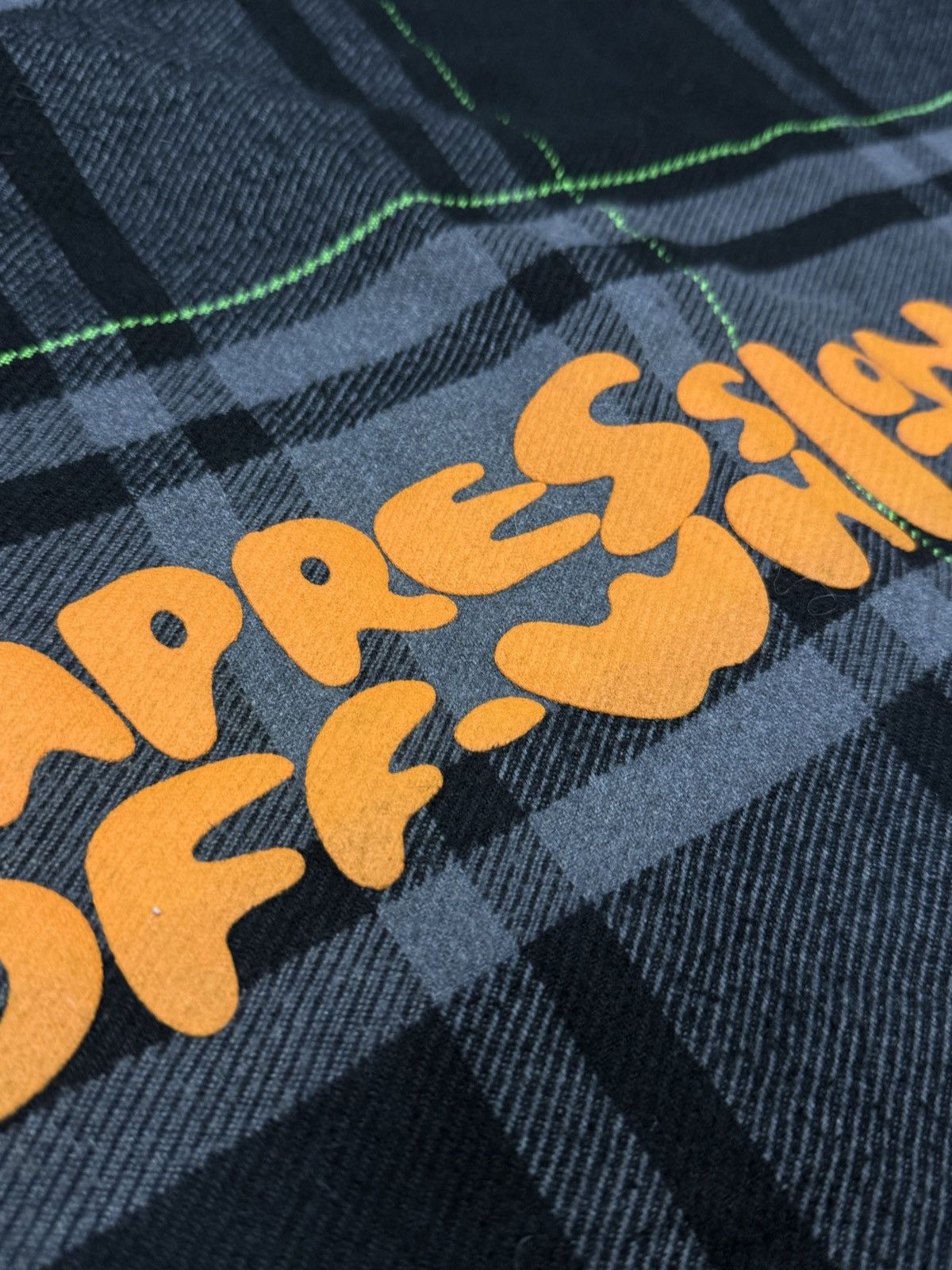 Off-White Off-White flannel hoodie impressionism check jacket shirt Size US S / EU 44-46 / 1 - 6 Thumbnail