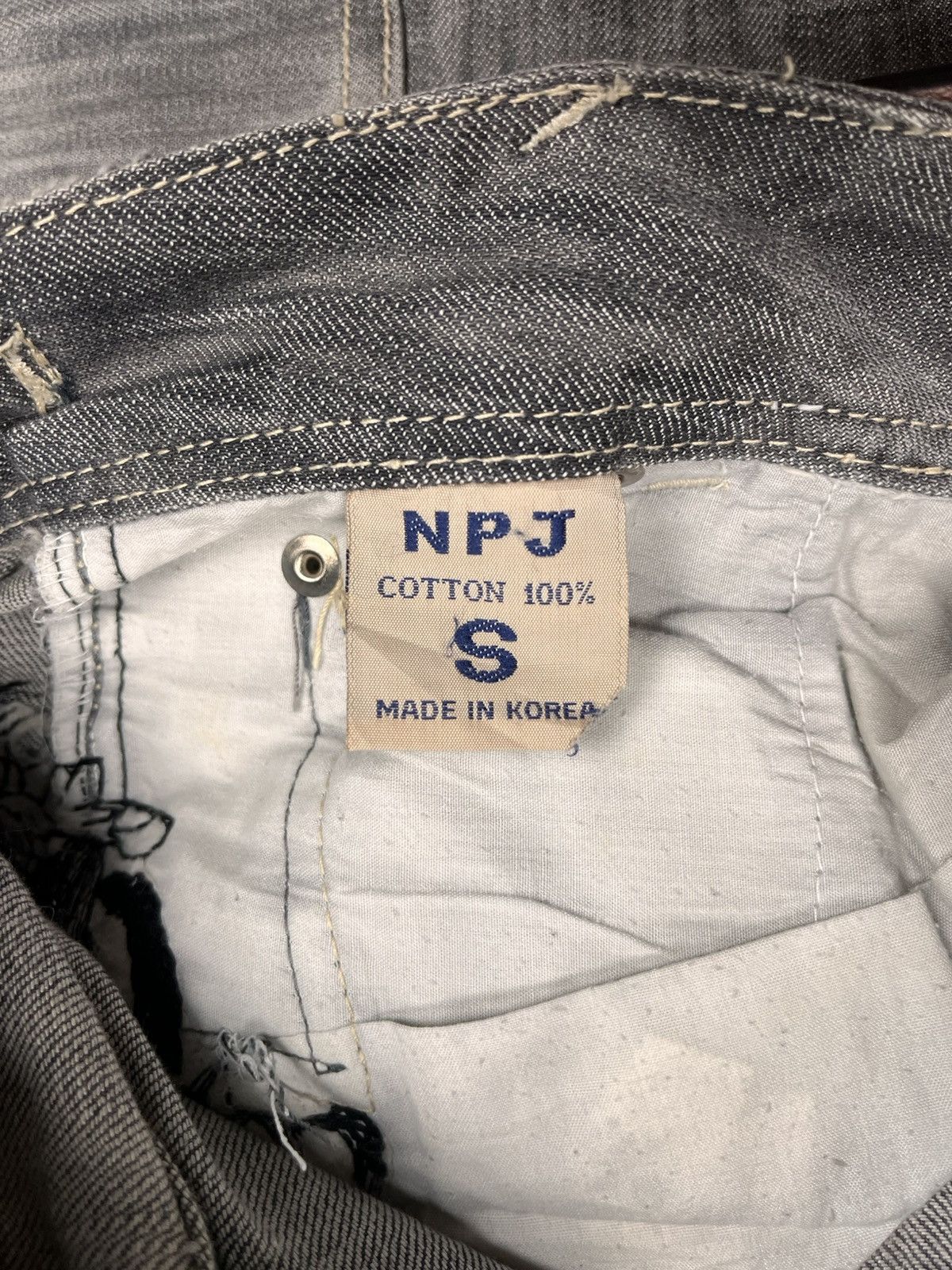 Japanese Brand NPJ Denim Pants Size US 29 - 10 Thumbnail