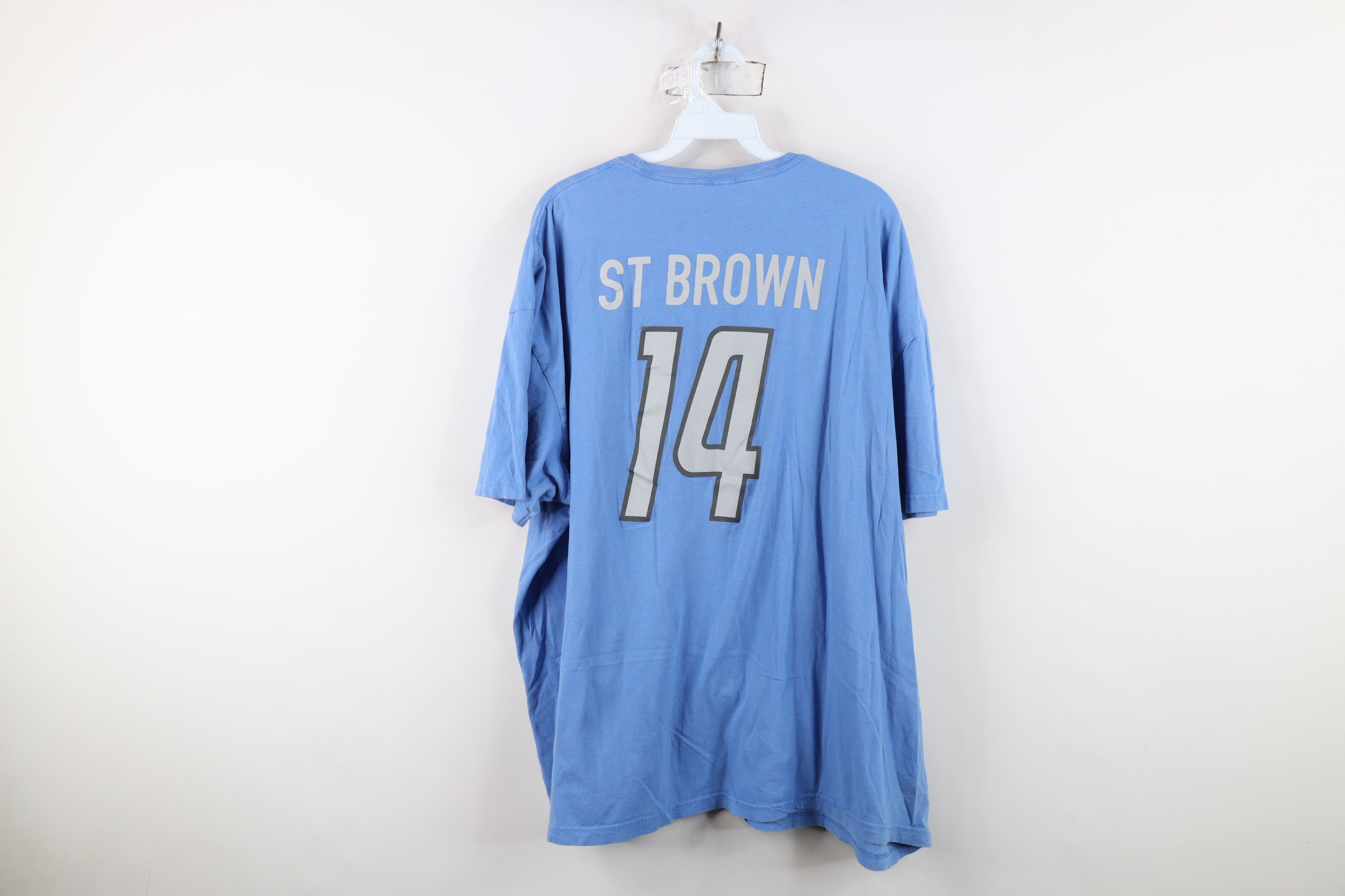 Vintage NFL Amon-Ra St Brown Detroit Lions Football Jersey T-Shirt Size US XXL / EU 58 / 5 - 12 Thumbnail