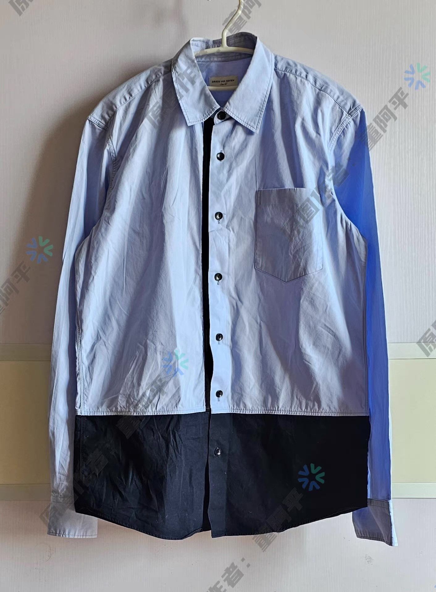 Dries Van Noten Dries Van Noten Color Block Shirt Q4 Size US M / EU 48-50 / 2 - 1 Thumbnail