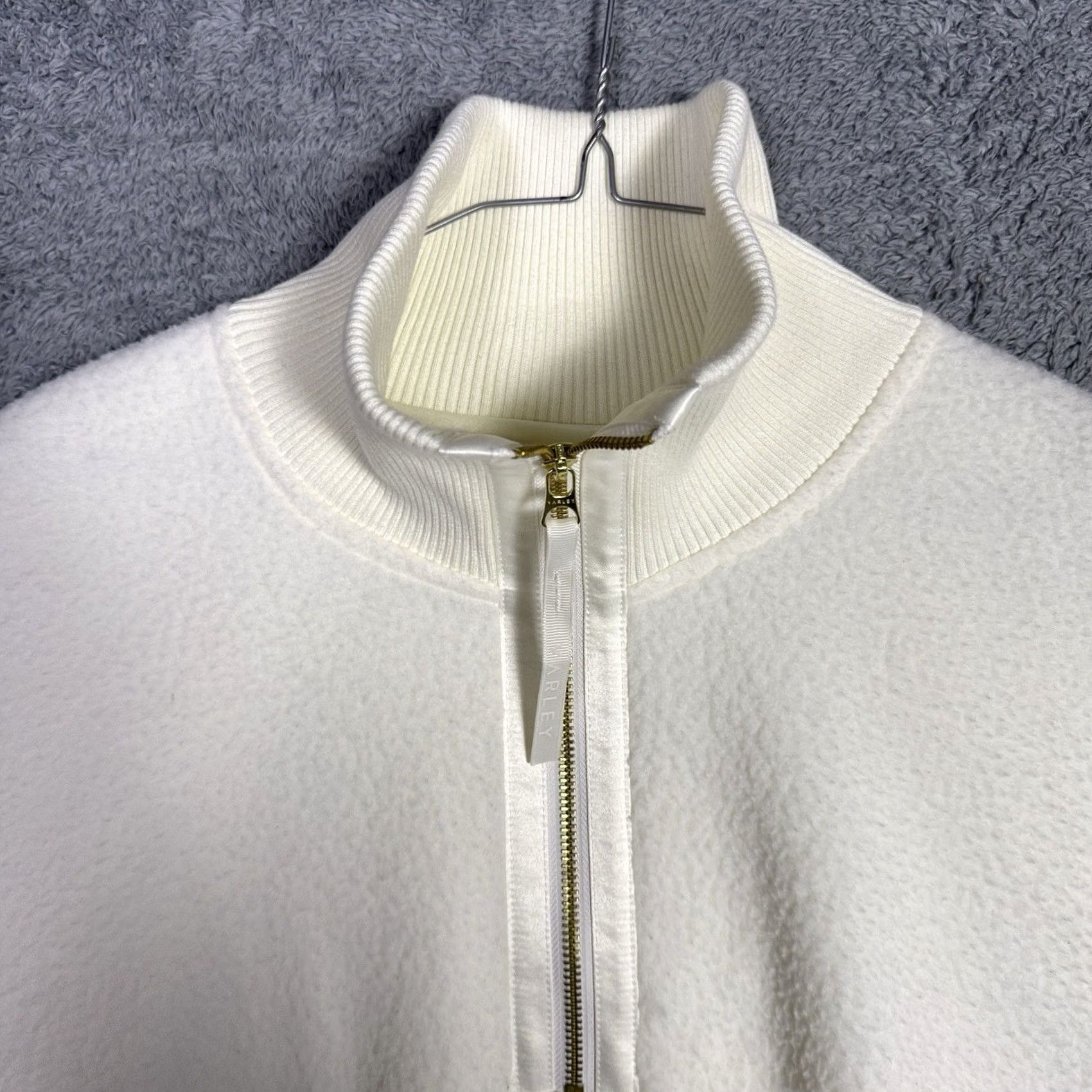 Varley Varley Roselle Sweatshirt Women L Sweater Fleece Half Zip Mock Pullover Egret Size L / US 10 / IT 46 - 5 Thumbnail