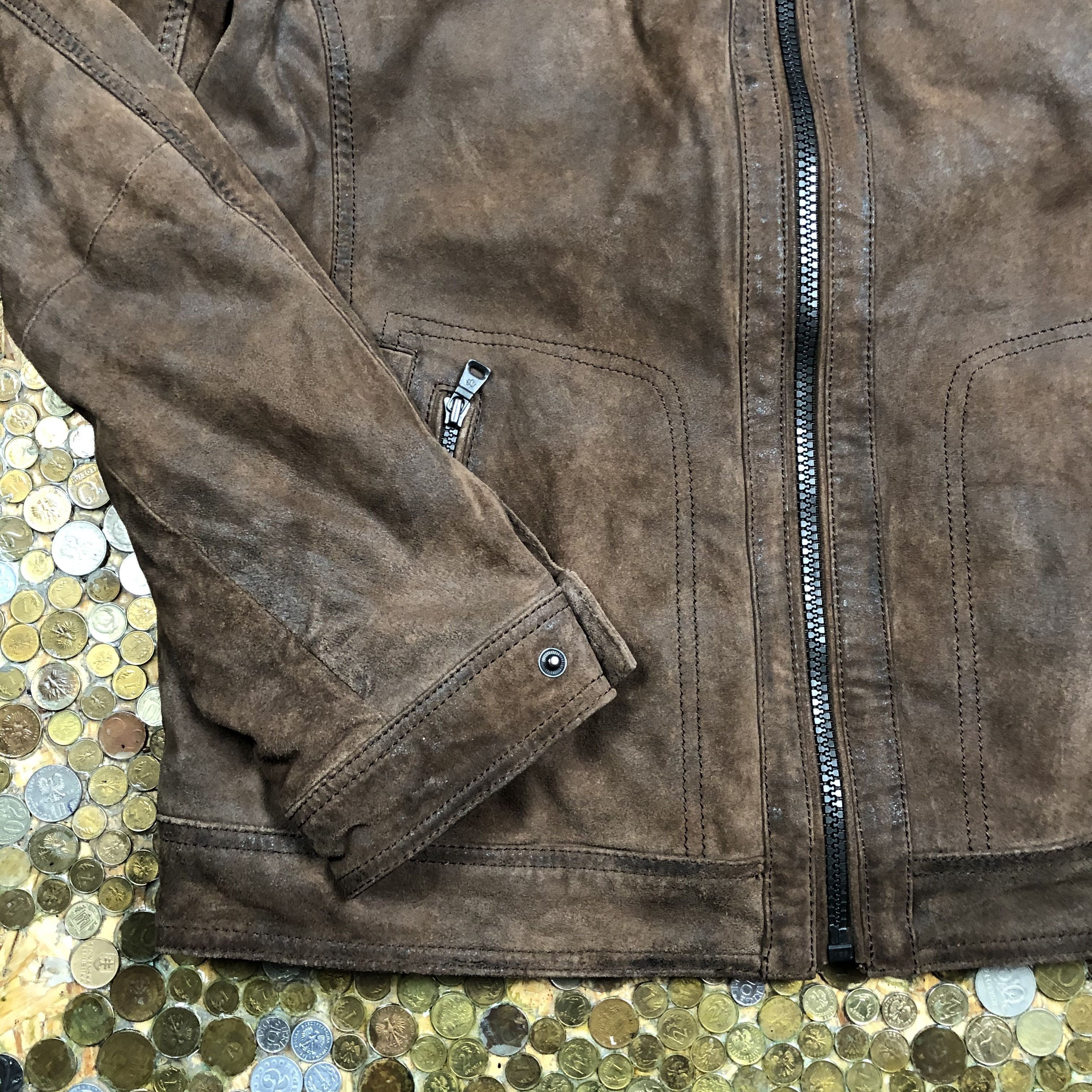Vintage DNR Vintage Leather Winter jacket 90's Size US L / EU 52-54 / 3 - 3 Thumbnail