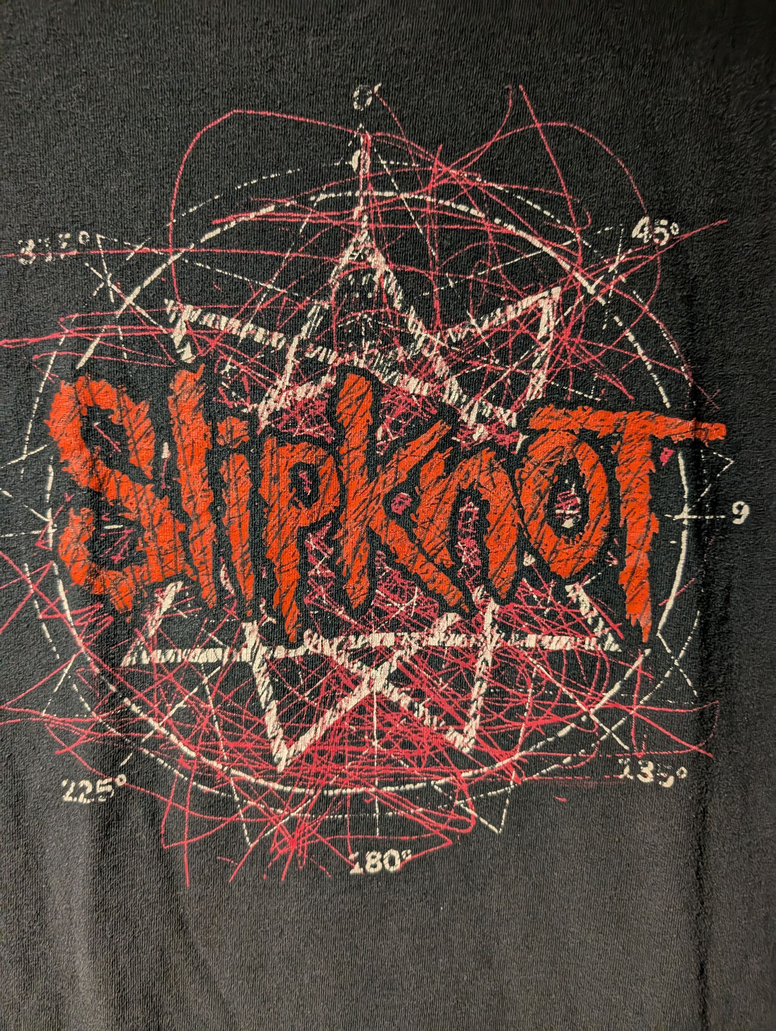 Band Tees Slipknot Men's X-Large Black w/ Red Double Sided T-Shirt Size US XL / EU 56 / 4 - 2 Thumbnail