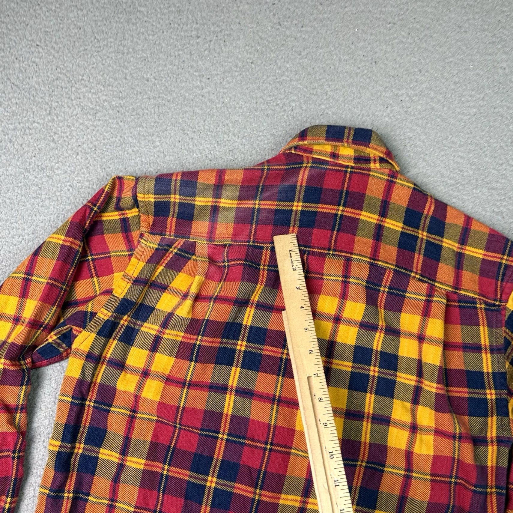 Gap VINTAGE Gap Shirt Mens S Red Heavy Flannel Plaid Button-Down Long Sleeve 90s Size US S / EU 44-46 / 1 - 7 Thumbnail