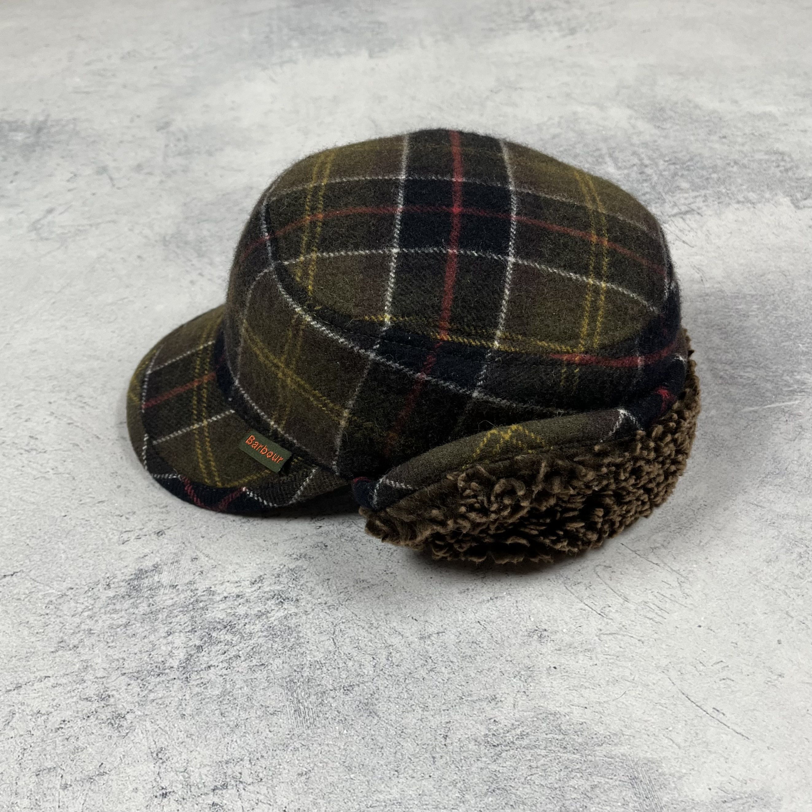 Barbour Barbour Winter Ear Flaps Wool Tartan Cap Size ONE SIZE - 5 Thumbnail