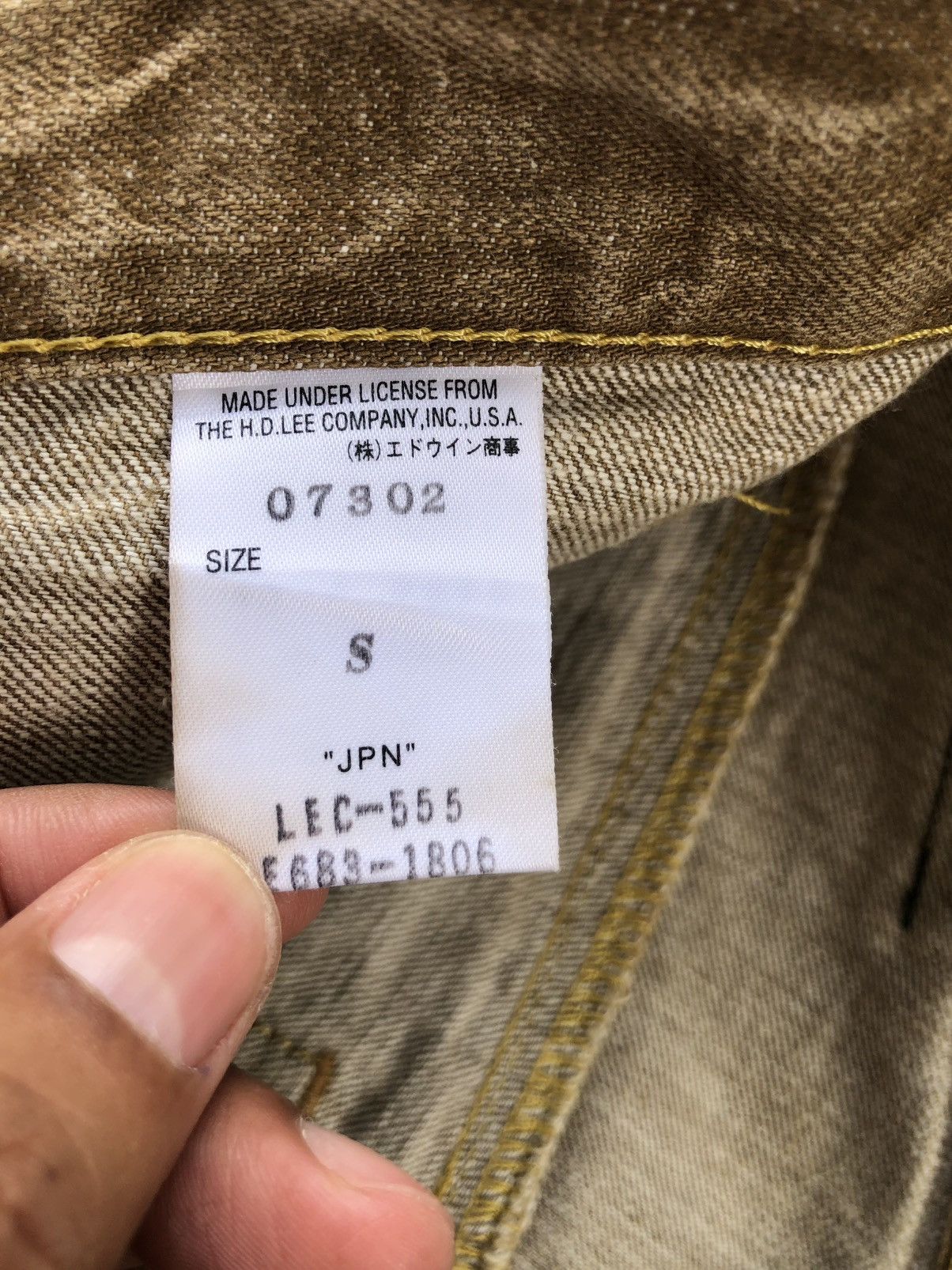 If Six Was Nine Japanese Lee Flared Jeans distressed Jeans Size US 30 / EU 46 - 18 Thumbnail