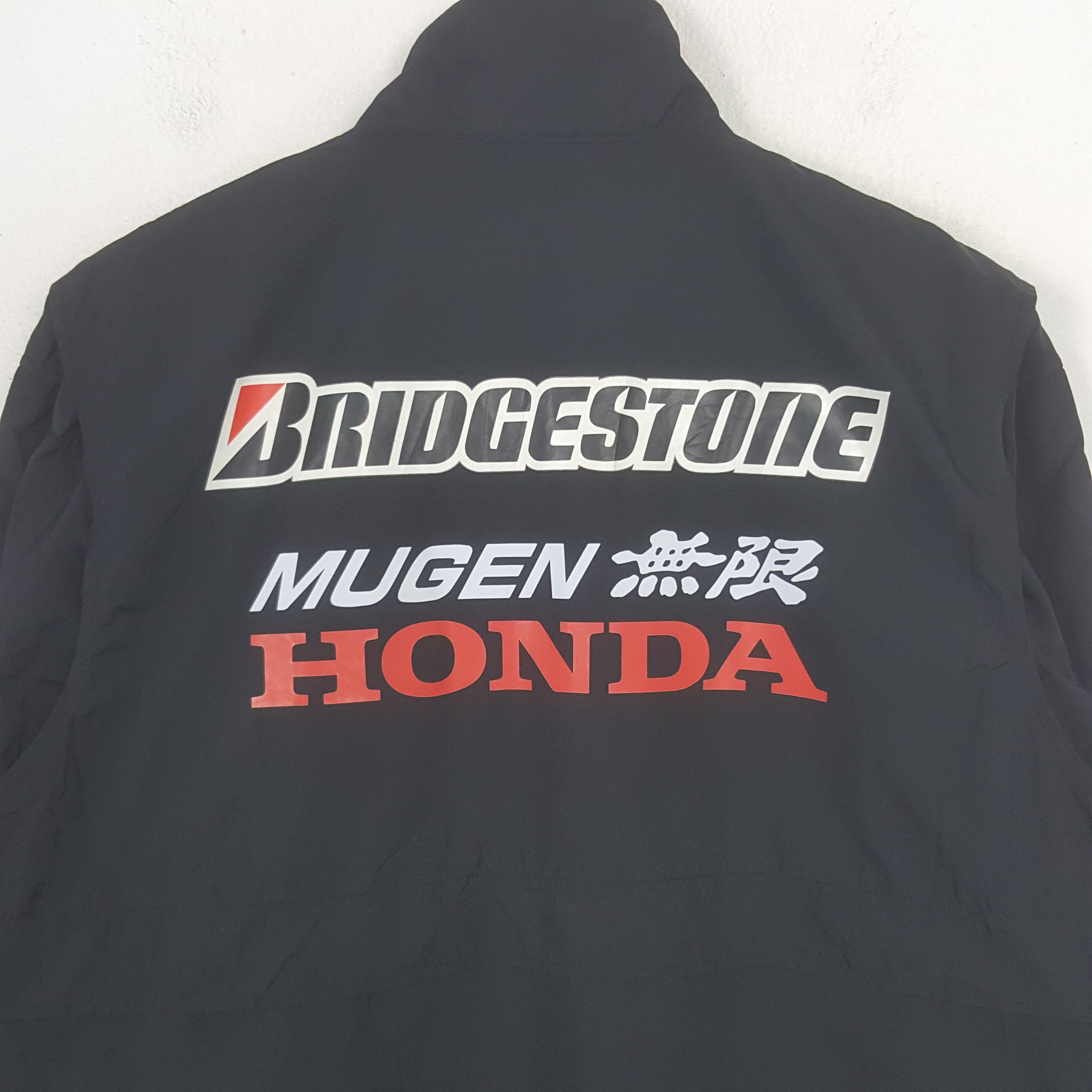 Honda VIntage Mugen Honda Bridgestone Racing Custom Jacket C300N32 Size US XL / EU 56 / 4 - 2 Thumbnail