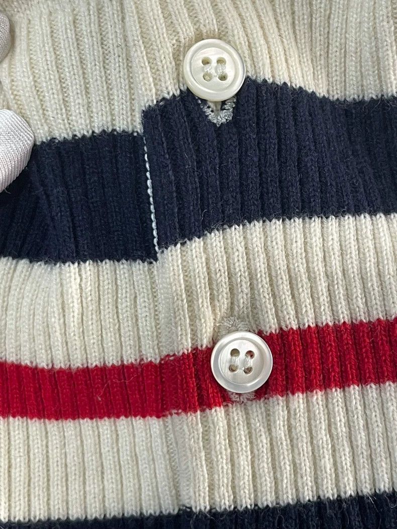 Thom Browne Thom Browne White American goat hair high collar sweater Size S / US 4 / IT 40 - 8 Thumbnail