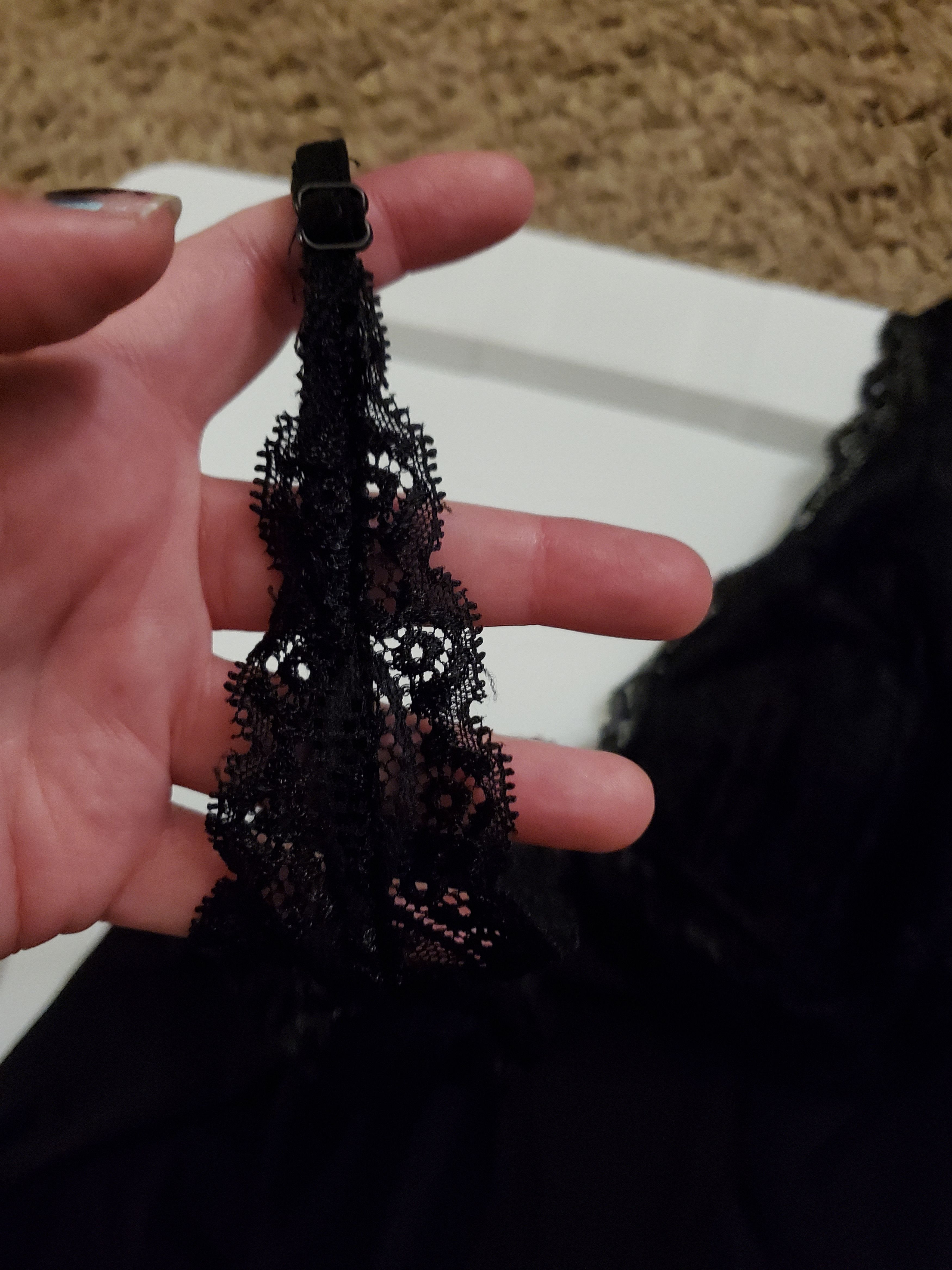 Other Brand New Black Bodysuit w/ Lace Details (size XL) Size XL / US 12-14 / IT 48-50 - 4 Thumbnail