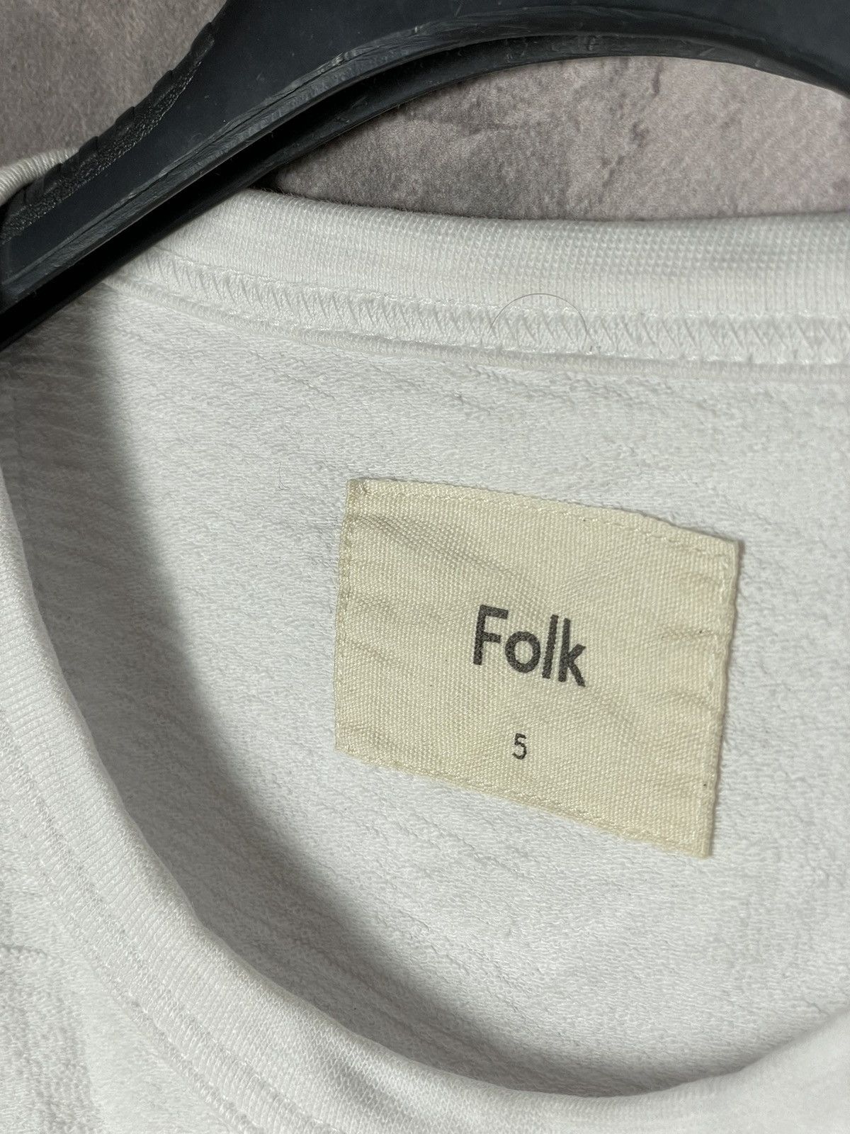 Folk × Other UK Folk Marret White Basic streetwear SS T-Shirt Size L Size US L / EU 52-54 / 3 - 8 Thumbnail