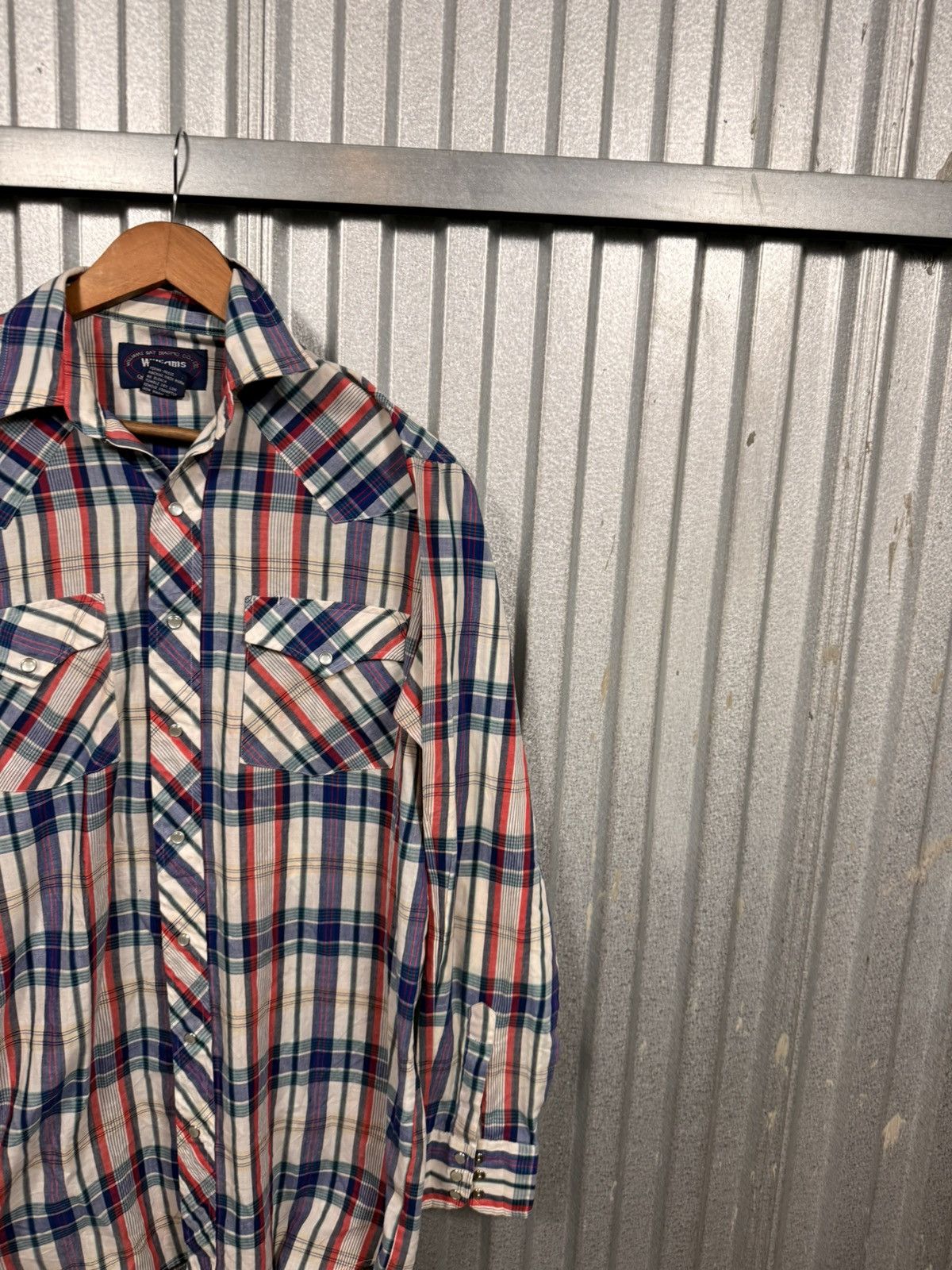 Other Vintage Pearl Snap Plaid Western Cowboy Button Up Shirt Size US M / EU 48-50 / 2 - 2 Thumbnail