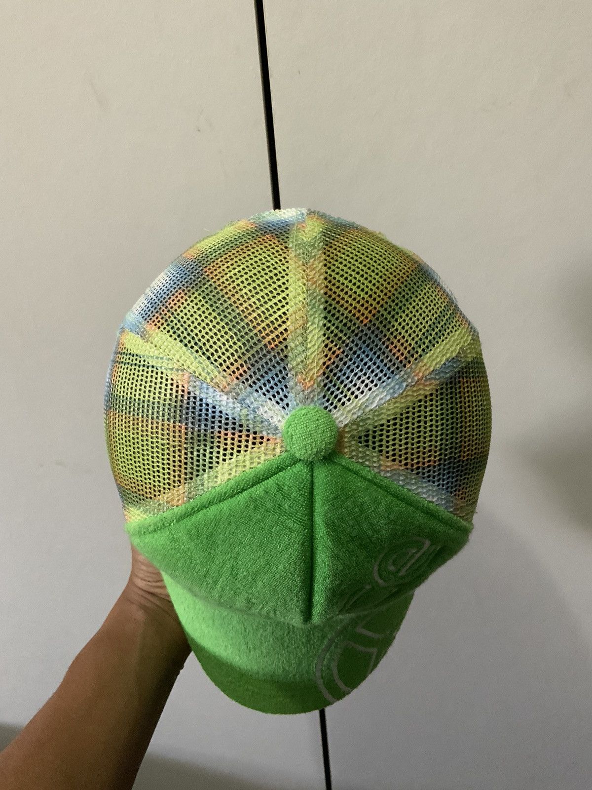 Japanese Brand Peace Mohair Fur Rainbow Trucker Hat Cap Size ONE SIZE - 6 Thumbnail