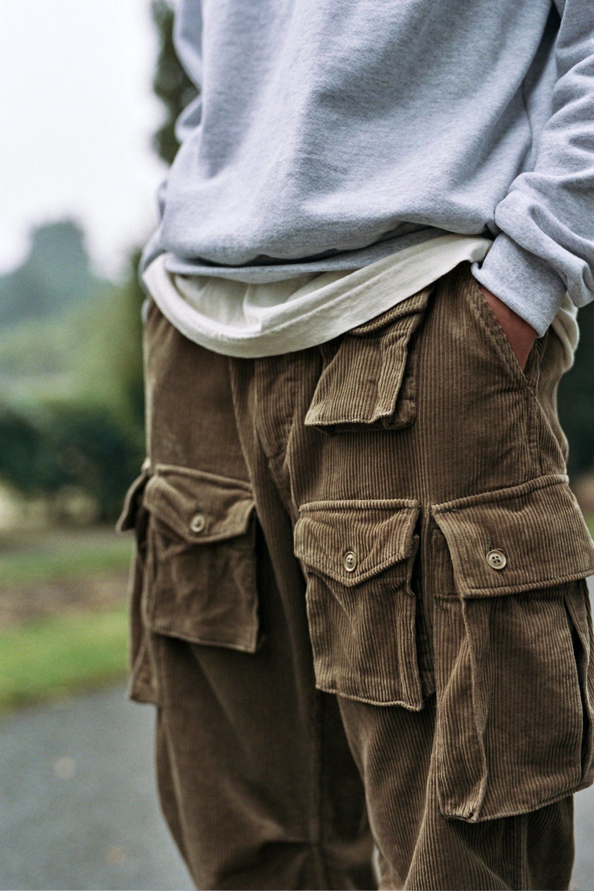 Engineered Garments FW20 FA Pant 8W Corduroy Khaki size S Size US 33 - 1 Thumbnail