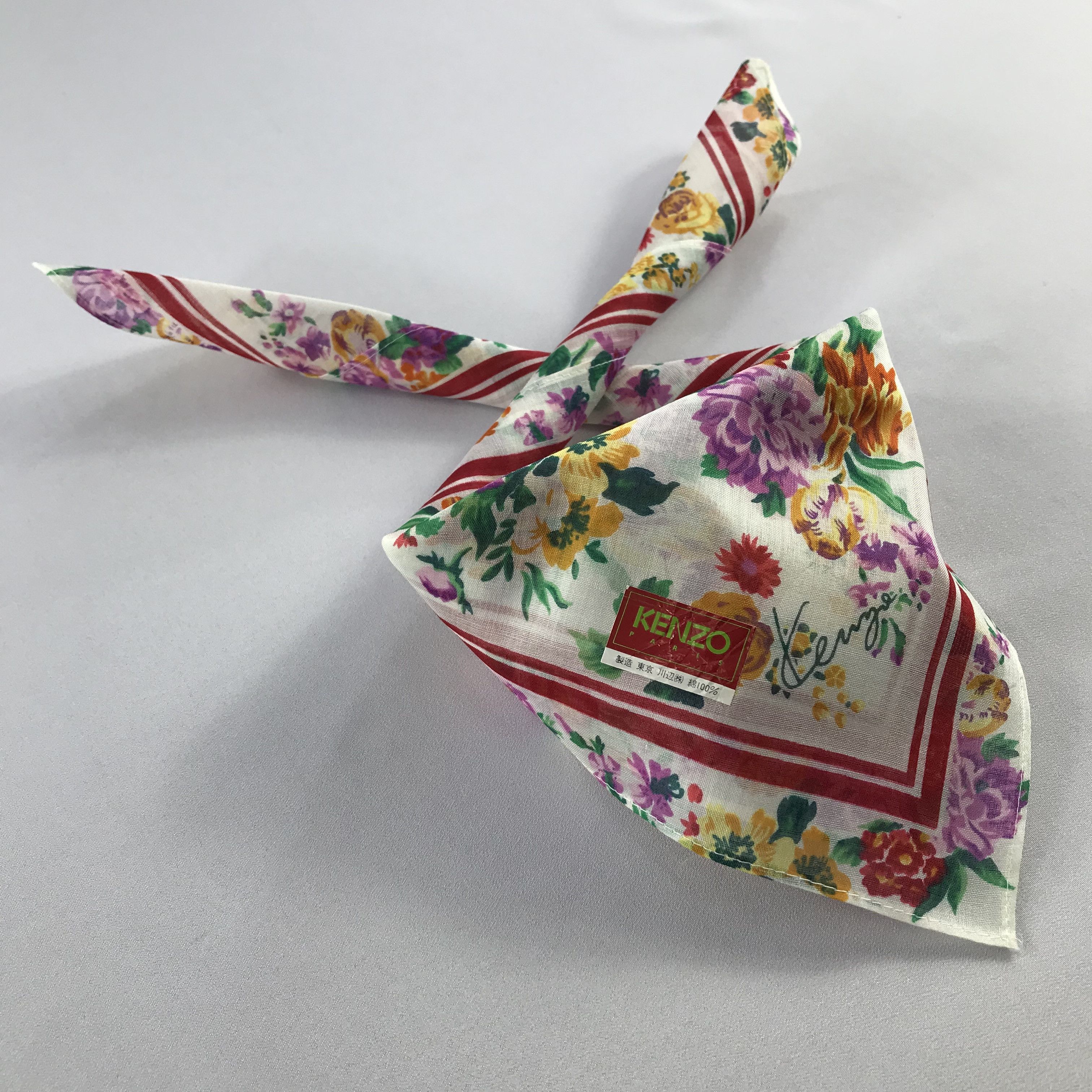 Kenzo Kenzo Handkerchief / Bandana / Neckerchief C552 Size ONE SIZE - 2 Thumbnail