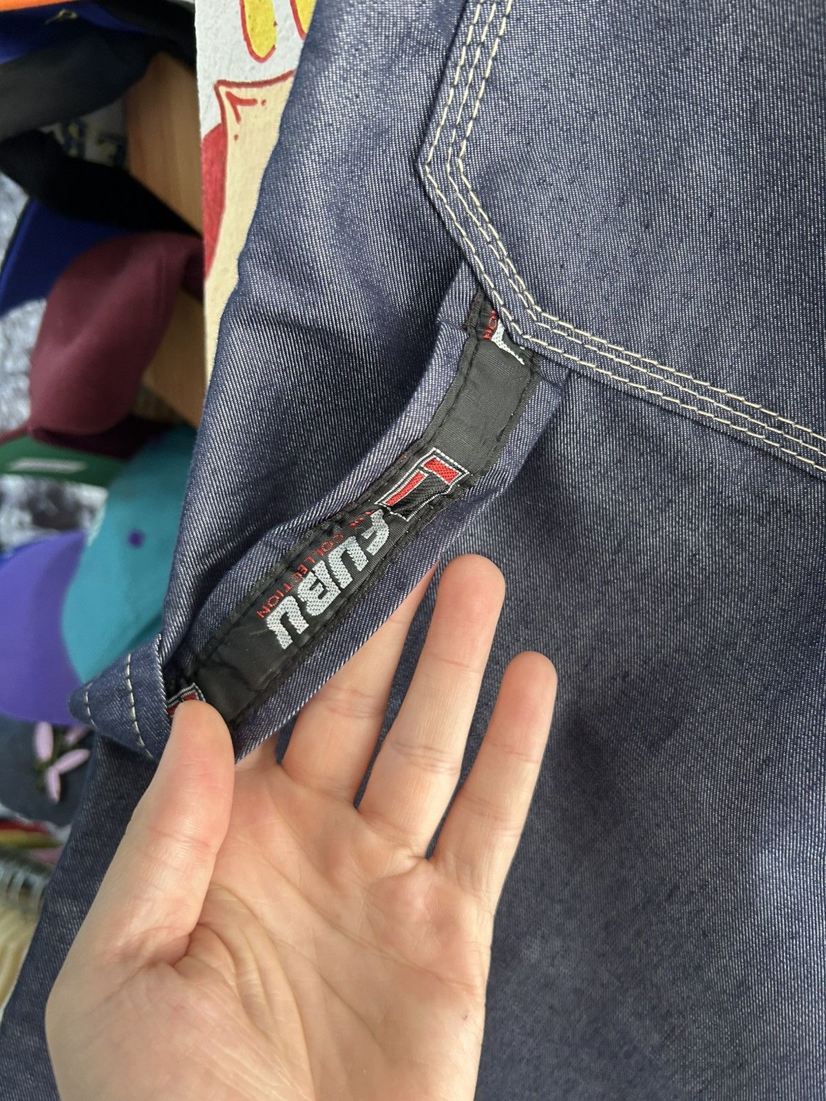 Fubu × Vintage Fubu 90s Jorts Size US 28 / EU 44 - 4 Thumbnail