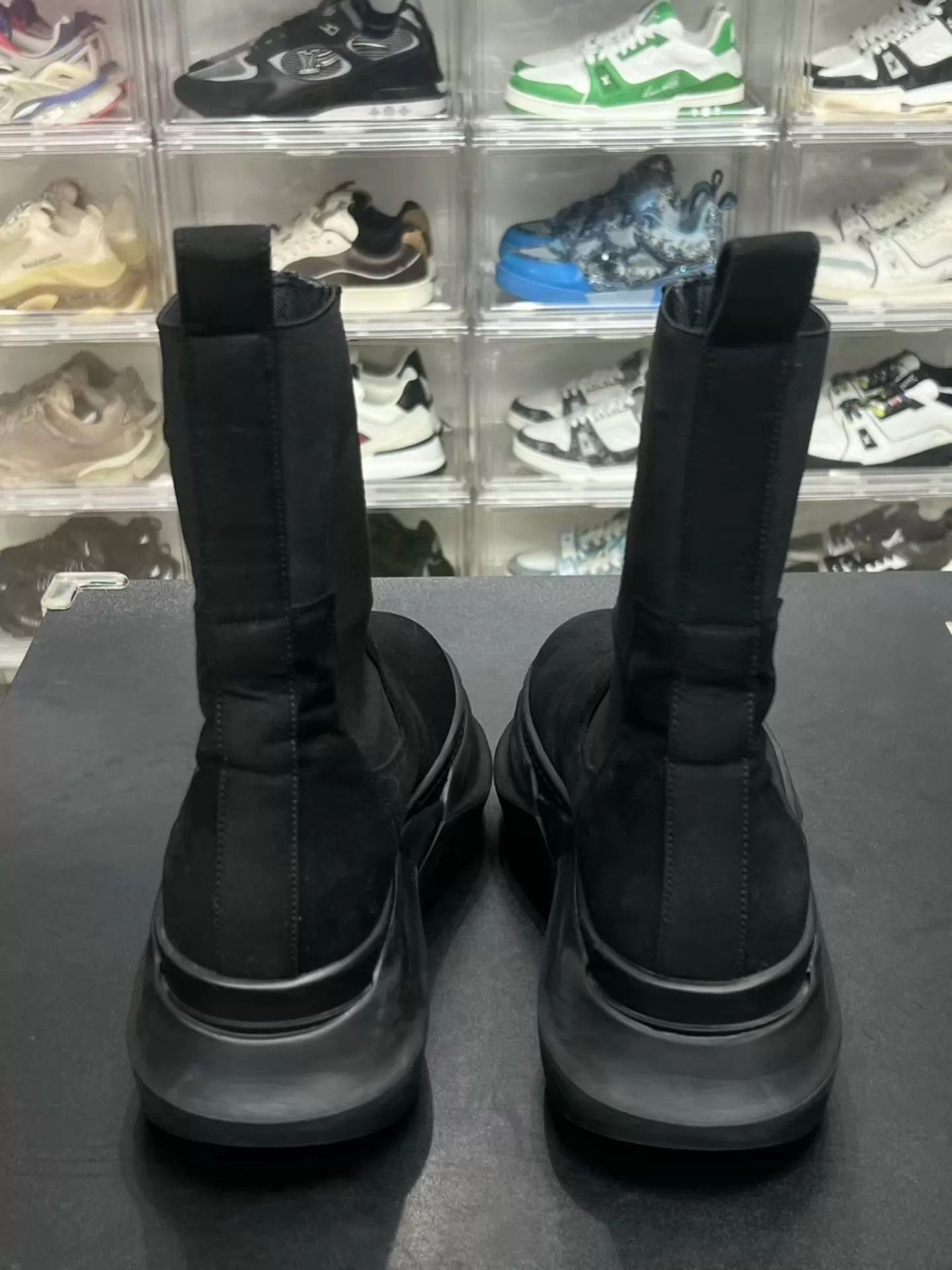 Rick Owens Rick Owens RO Short Chelsea Boots Black 38 (Vintage) Size US 7.5 / IT 37.5 - 6 Thumbnail