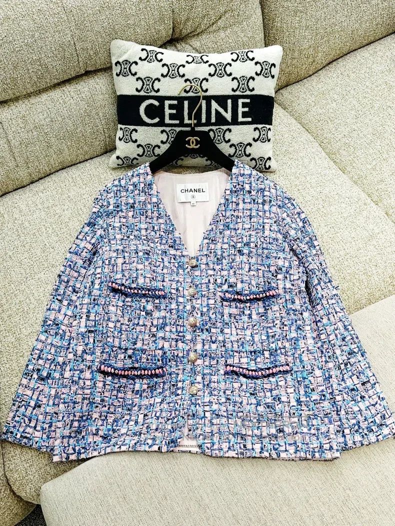 Chanel Chanel 21P spring and summer preview pink and blue mosaic Size S / US 4 / IT 40 - 2 Thumbnail