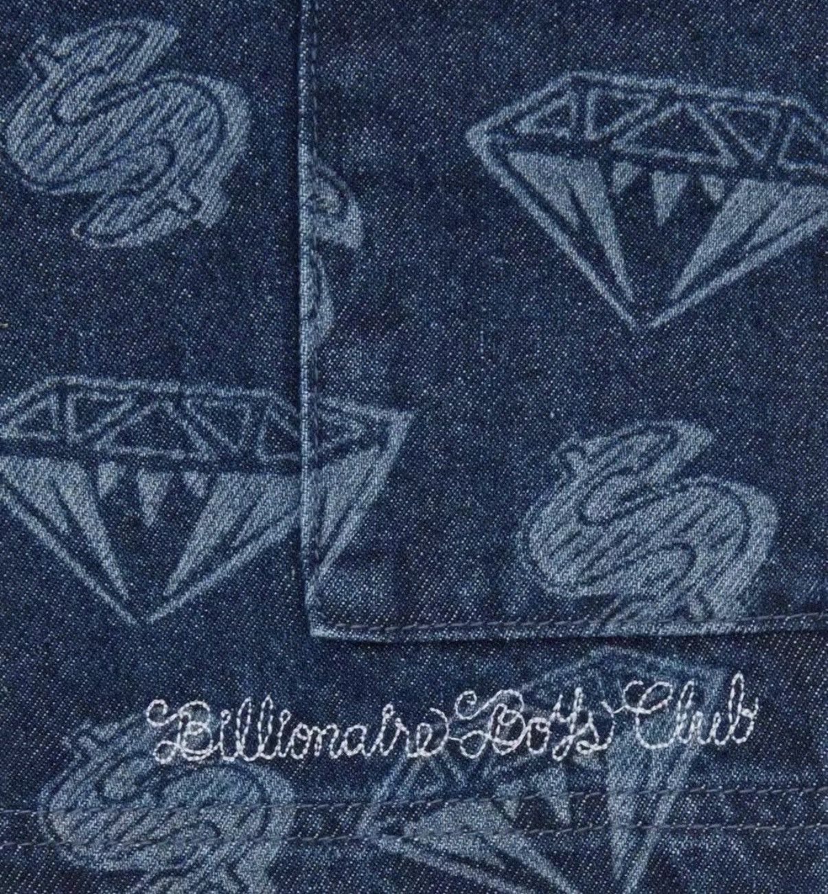 Billionaire Boys Club Billionaire Boys Club x Diamonds Denim Shorts Size US 38 / EU 54 - 3 Thumbnail