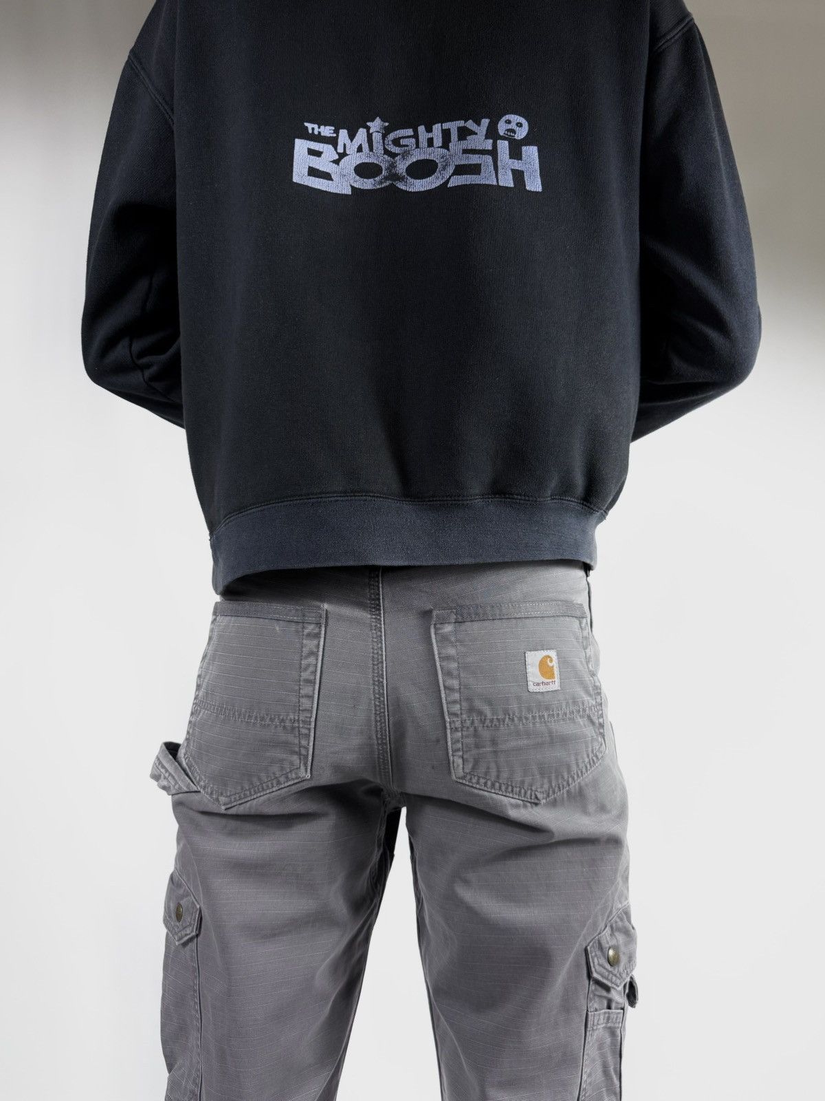 Carhartt Vintage Carhartt Flannel Double Knee Cargo Work Pants Size US 31 - 6 Thumbnail