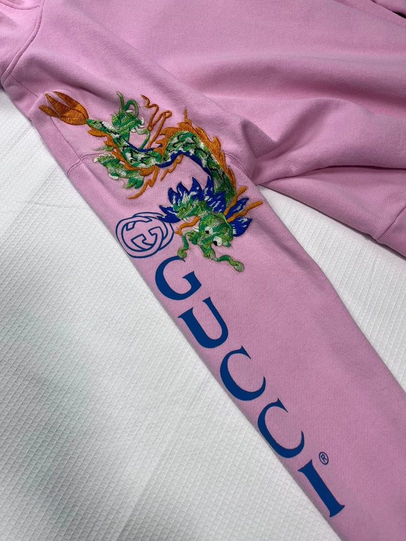 Gucci Gucci Pink hooded sweatshirt 2502-Nextarrow Size US S / EU 44-46 / 1 - 6 Thumbnail