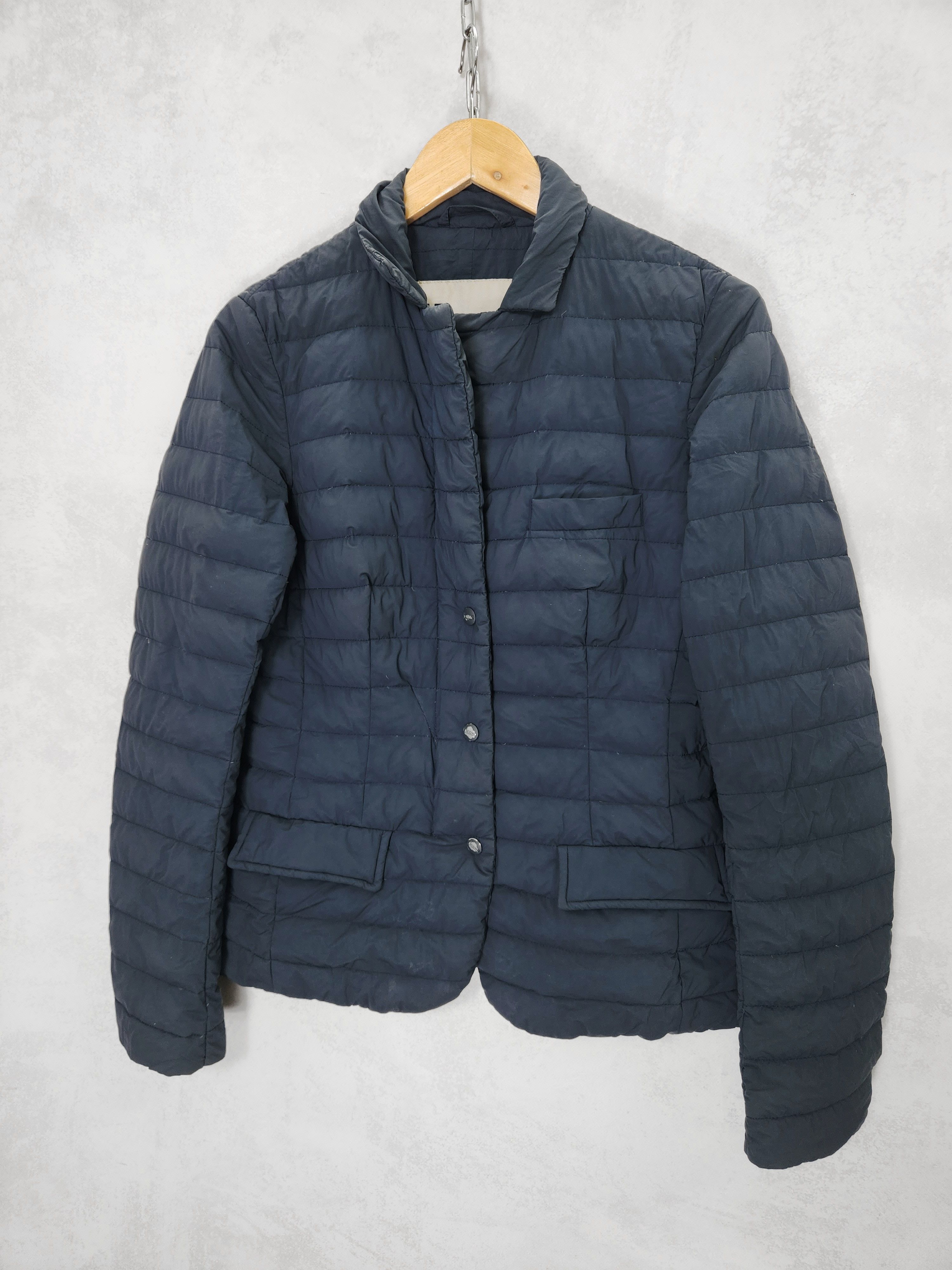 Herno Herno blue light puffir jacket button ups size 44 Size M / US 6-8 / IT 42-44 - 2 Thumbnail