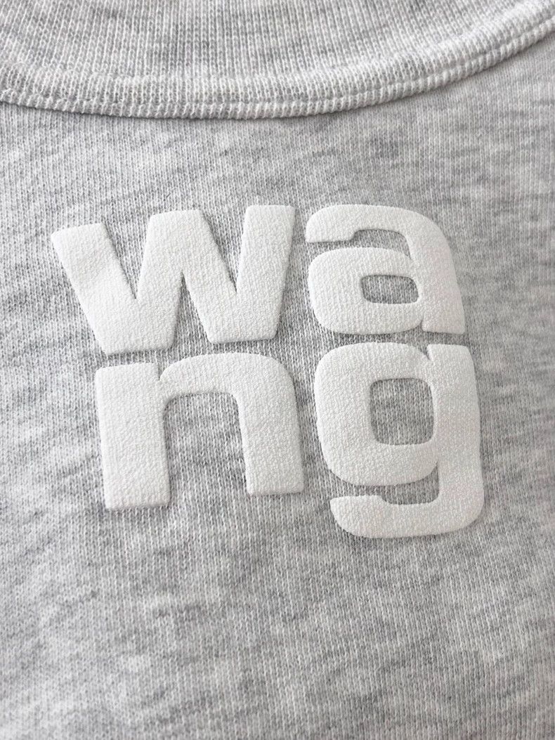 Alexander Wang Alexanderwang Light Gray Fleece Sweatshirt Size S / US 4 / IT 40 - 1 Thumbnail