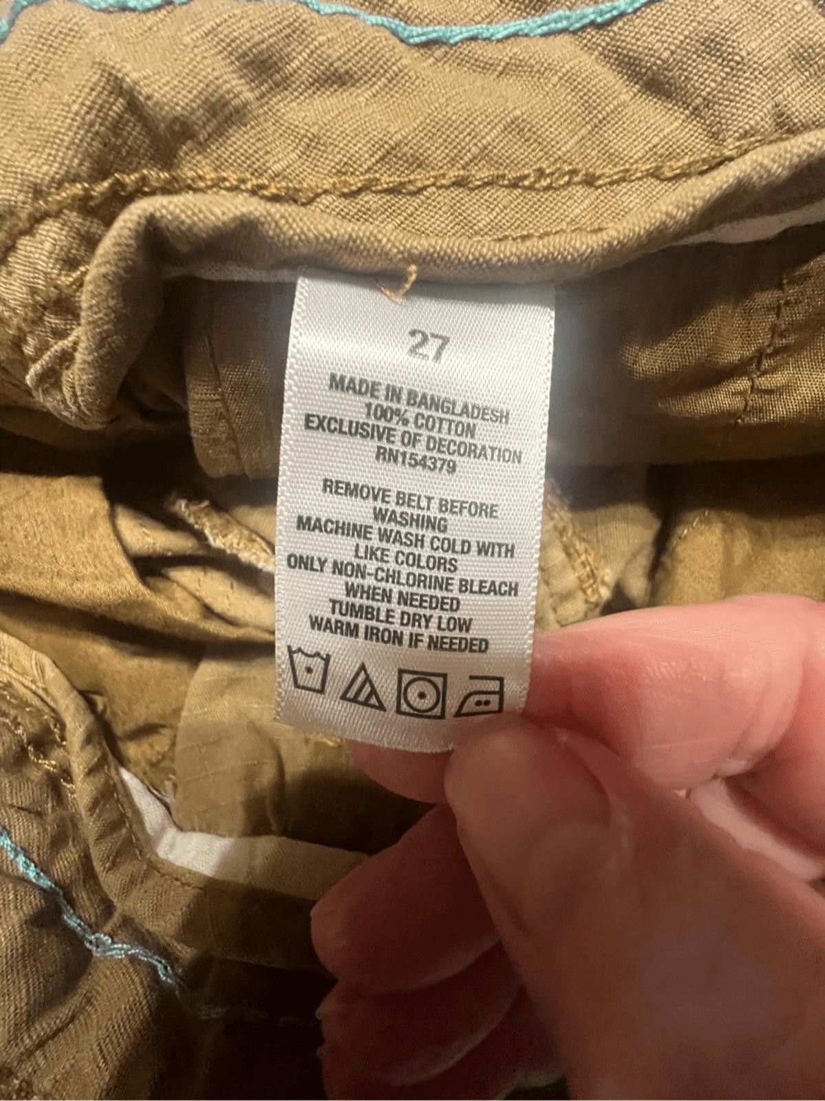 Aeropostale Aeropostale Belted Cargo Shorts Sz 27 NWOT Size US 27 - 3 Thumbnail