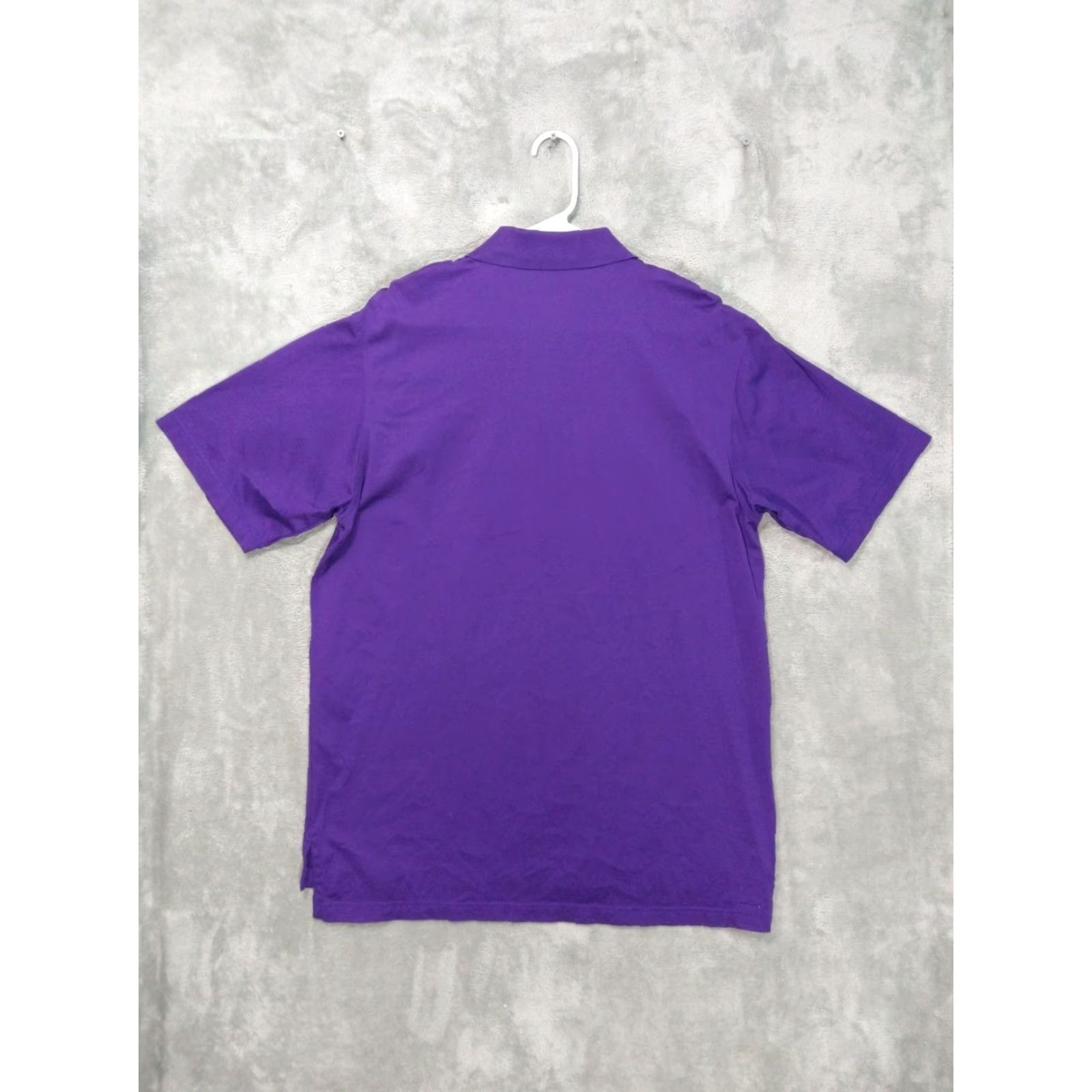 Peter Millar Peter Millar Shirt Mens Large Purple Short Sleeve Polo Cotton Vintage Size US L / EU 52-54 / 3 - 2 Thumbnail