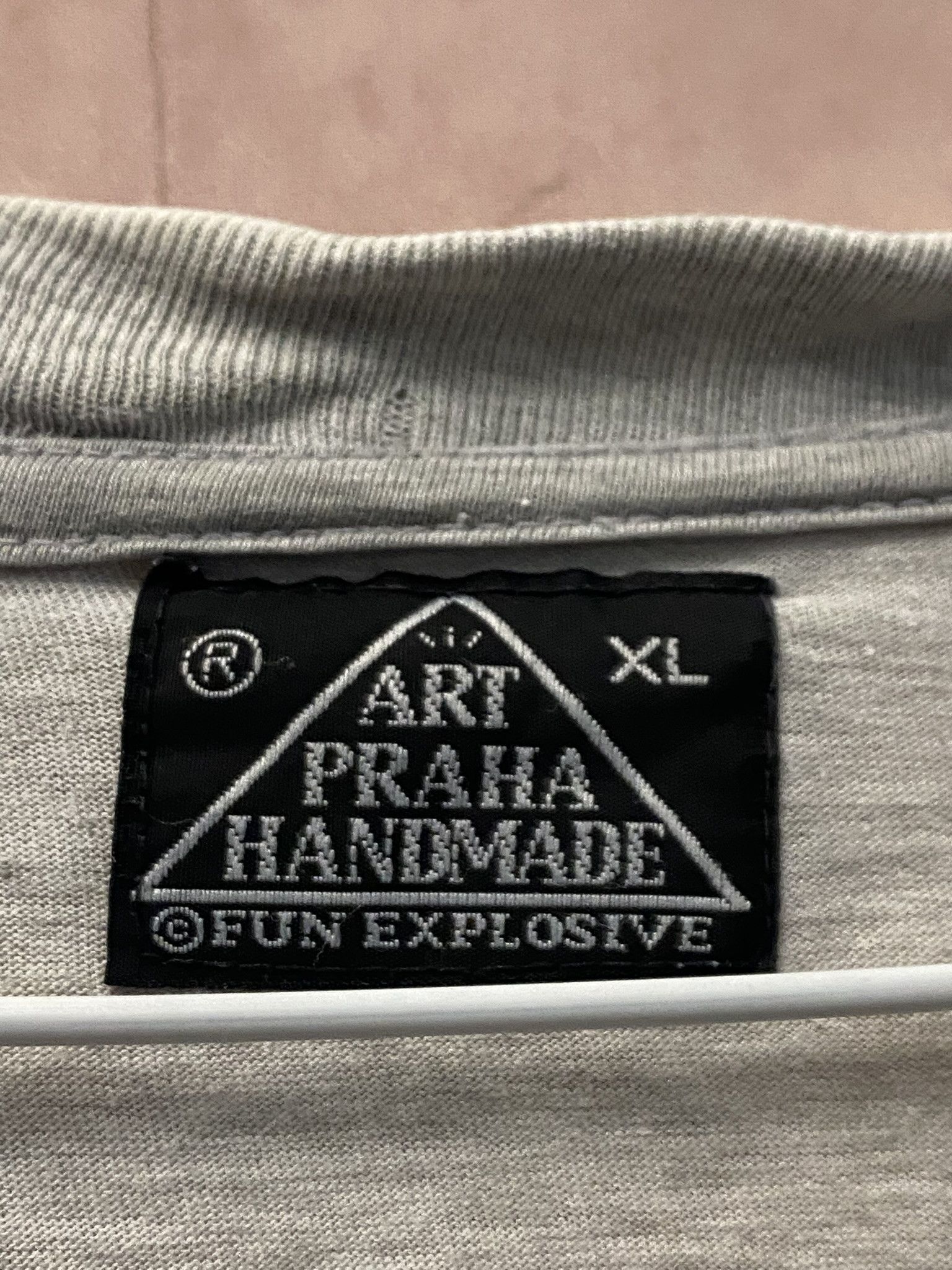 Handmade × Vintage Vtg 90s Franz Kafka Art Praha Handmade Art Tee T Shirt Size US XL / EU 56 / 4 - 3 Thumbnail