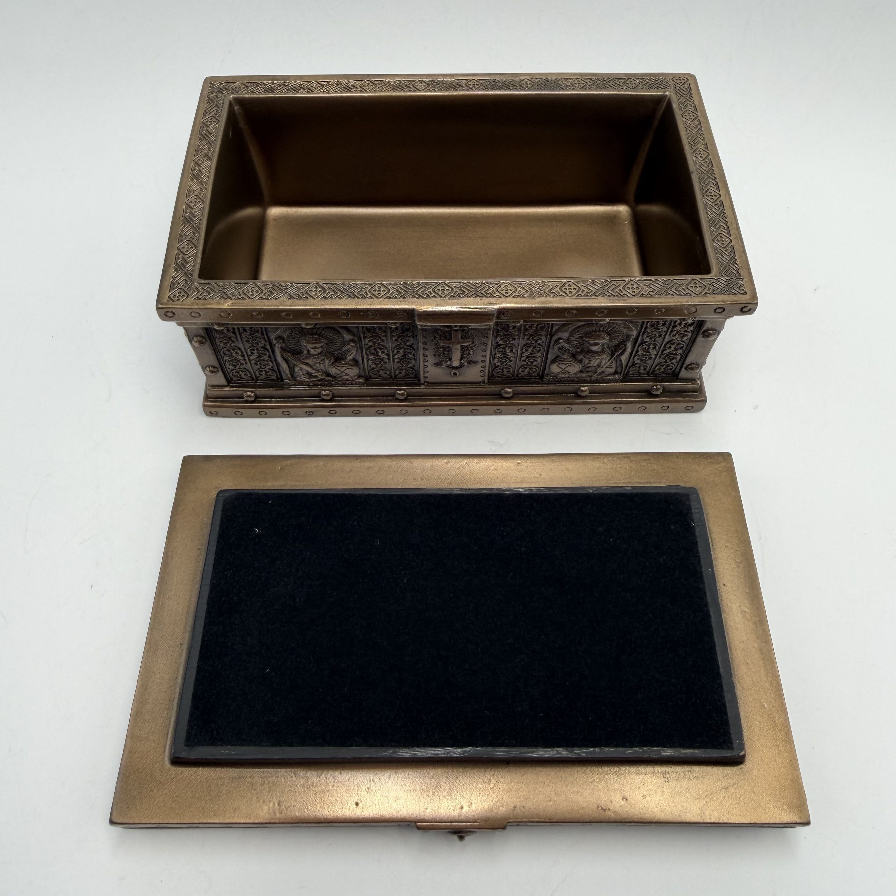 Other Archangel Michael Trinket Box Bronze Finish Jewelry Box Size ONE SIZE - 6 Thumbnail
