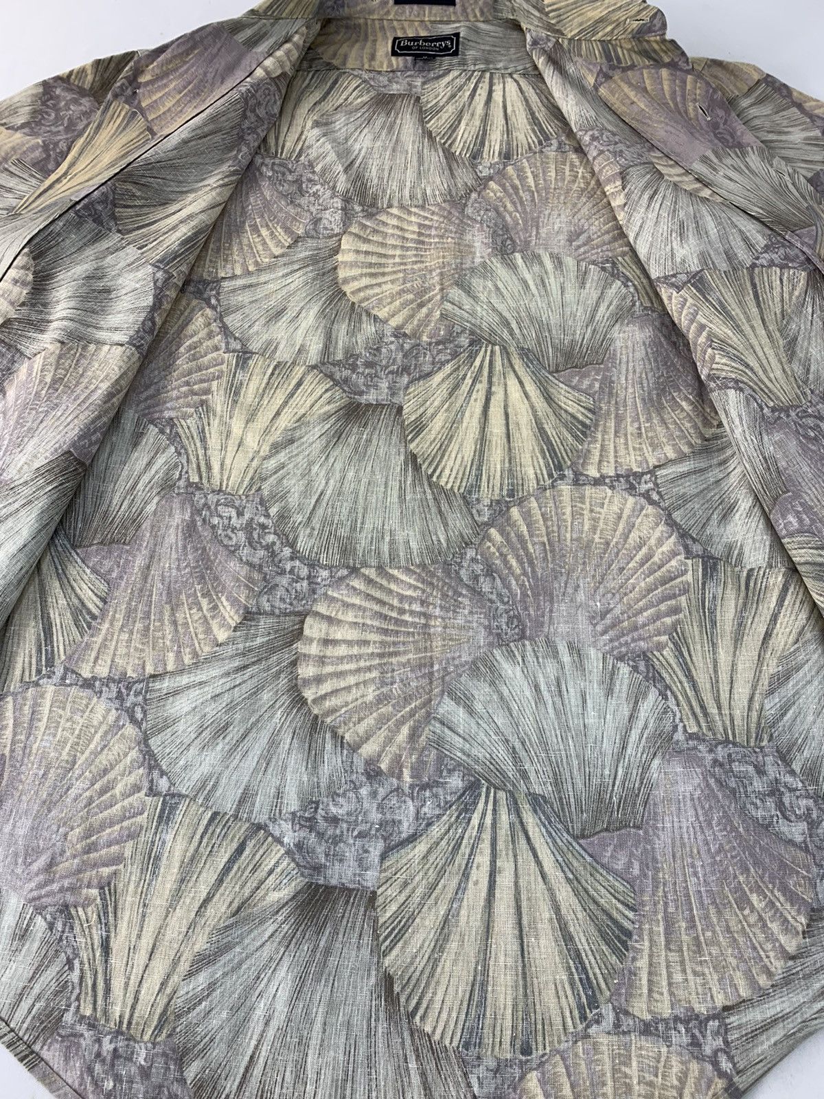 Burberry × Vintage Rare 90s Burberrys Of London Button Up Shirt Shell Design Size US L / EU 52-54 / 3 - 7 Thumbnail