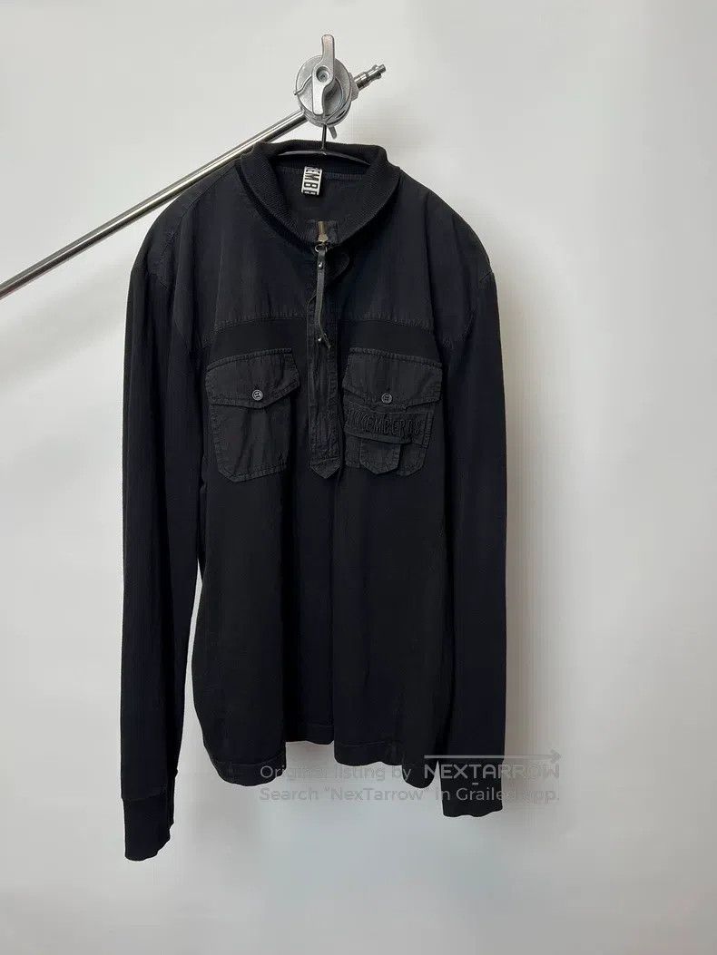 Dirk Bikkembergs Dirk bikkembergs Half-zip shirt patchwork logo long sleeve Size US L / EU 52-54 / 3 - 3 Thumbnail