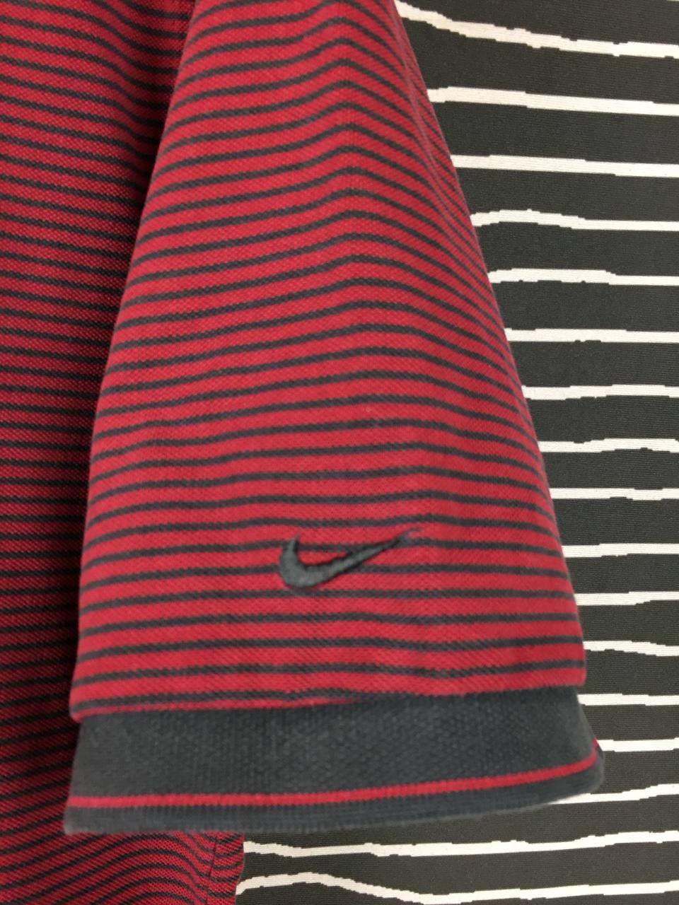 Nike Nike Golf Dri-FIT Cotton Blend Striped Polo Shirt Size M Size US M / EU 48-50 / 2 - 7 Thumbnail