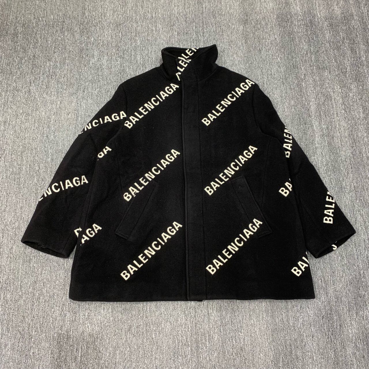 Balenciaga Vintage Balenciaga Wool Long Button Up Overcoat | Grailed