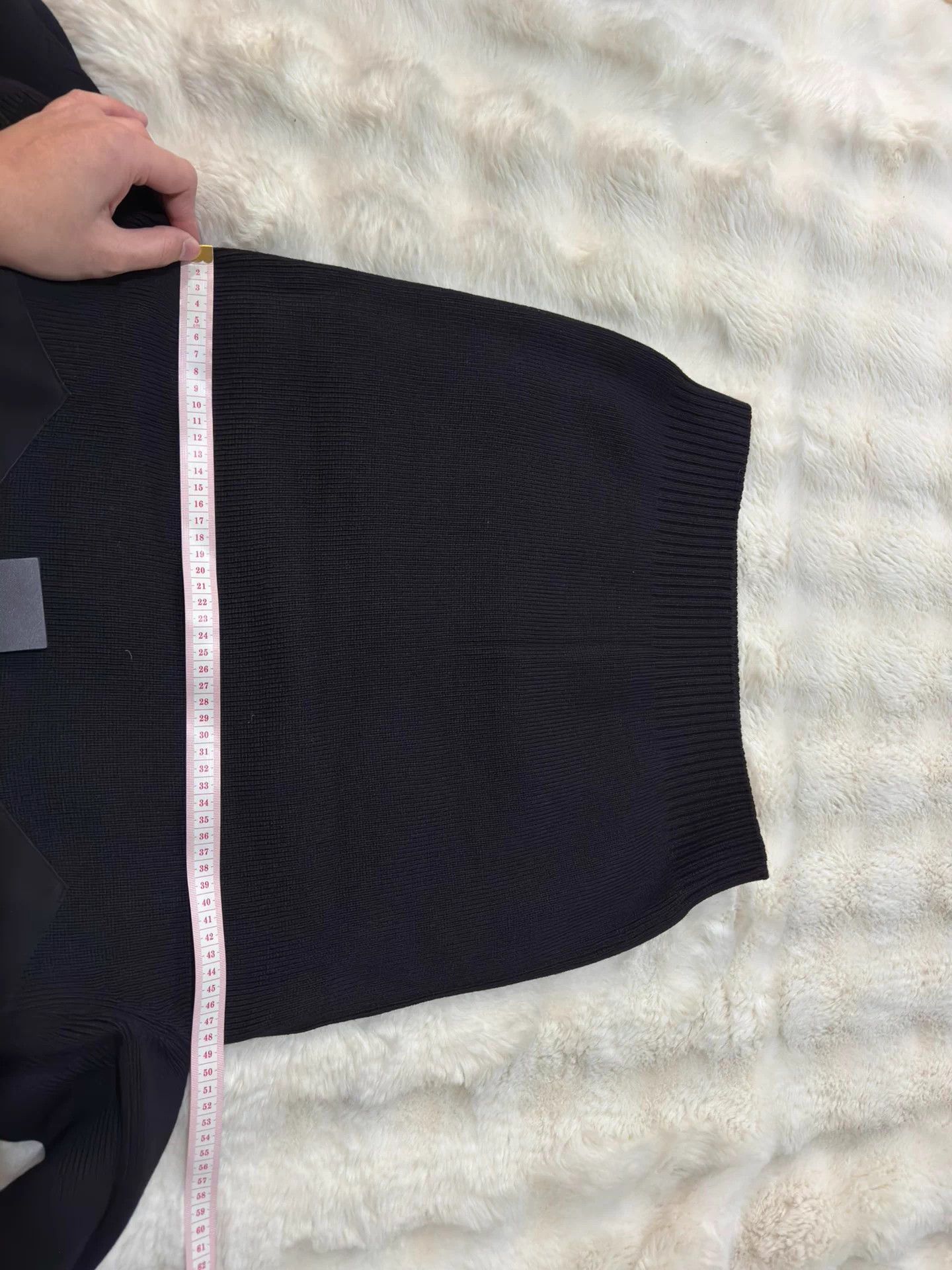 Saint Laurent Paris Saint Laurent SLP 14 men's black sheepskin leather sweater M Size US M / EU 48-50 / 2 - 6 Thumbnail