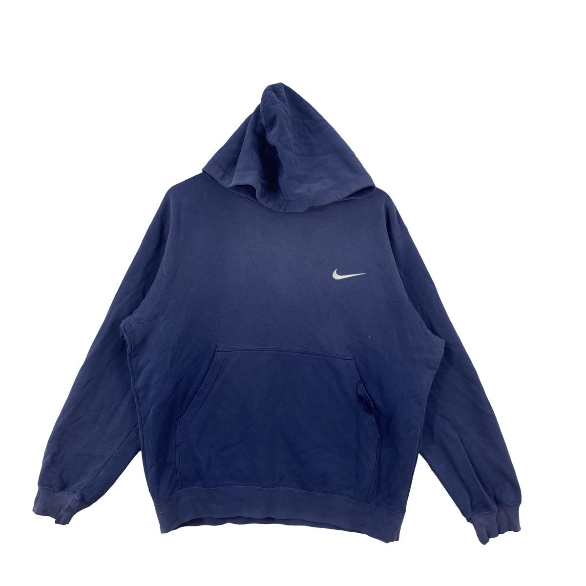 Nike Vintage NIKE SWOOSH Hoodie Pullover Classic Minimal Logo Size US XL / EU 56 / 4 - 3 Thumbnail