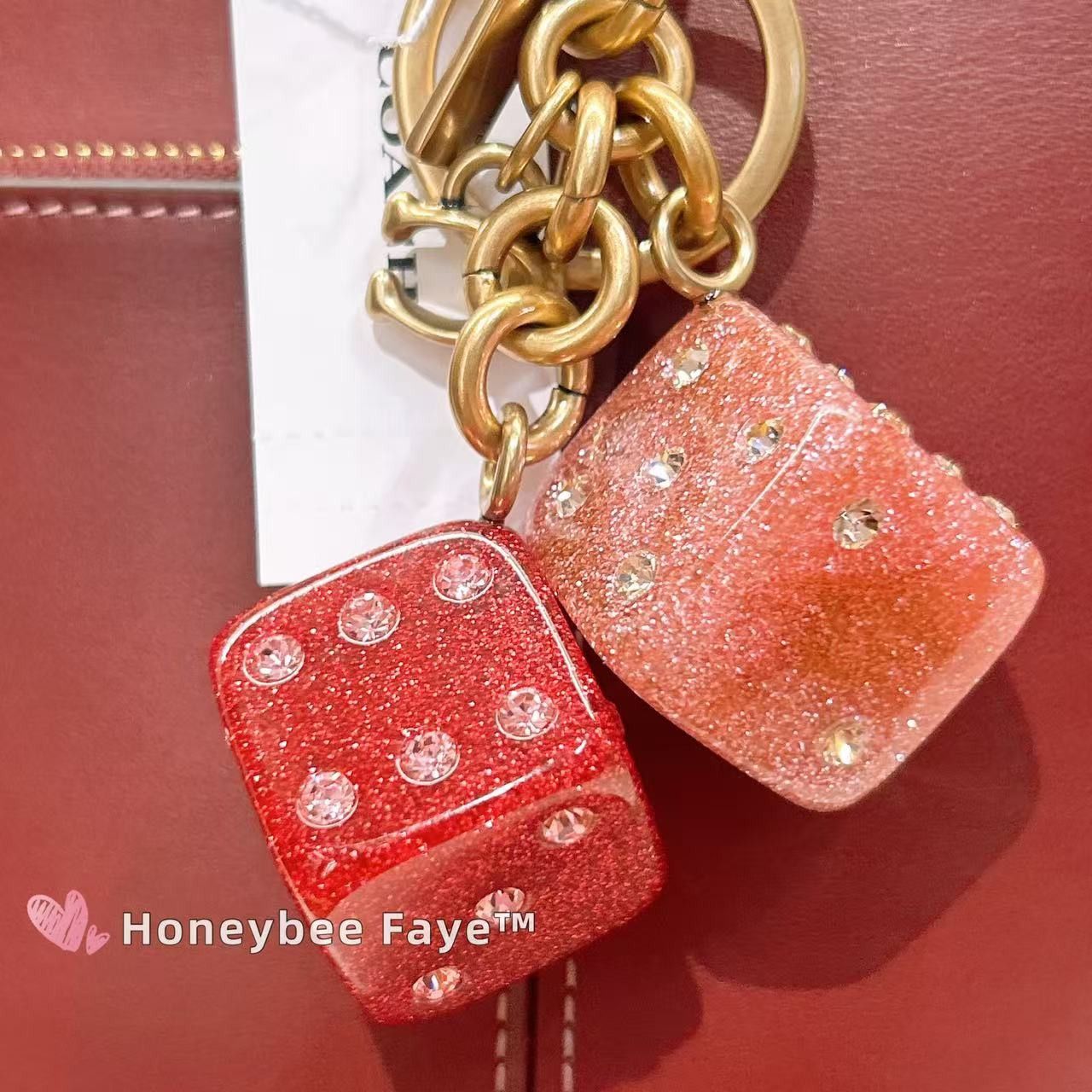 Coach NWT Coach Dice Bag Charm CEA16 Size ONE SIZE - 4 Thumbnail