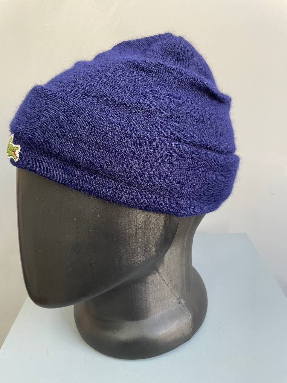 Lacoste × Vintage SALE💣💣 Lacoste Chemise Vintage Beanie hat Made in France I Size ONE SIZE - 4 Thumbnail