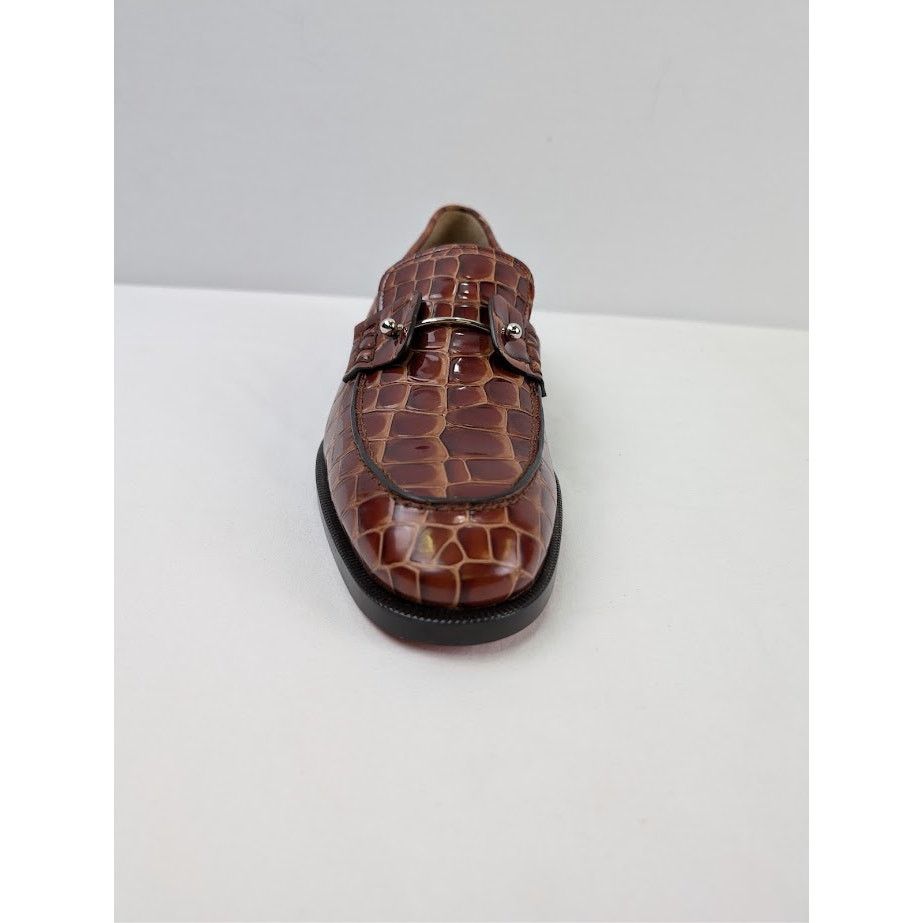 Christian Louboutin o1rshd1 Chambelimoc Flat Shoes in Brown Size US 9.5 / EU 42-43 - 14 Thumbnail