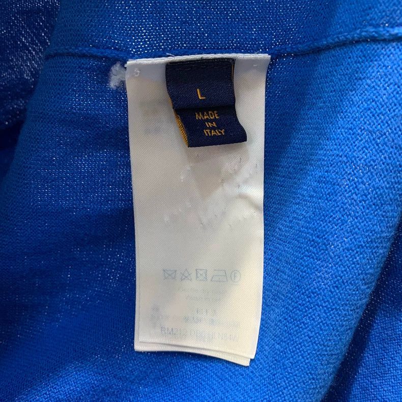 Louis Vuitton Louis Vuitton Blue knit short sleeves Size US L / EU 52-54 / 3 - 4 Thumbnail