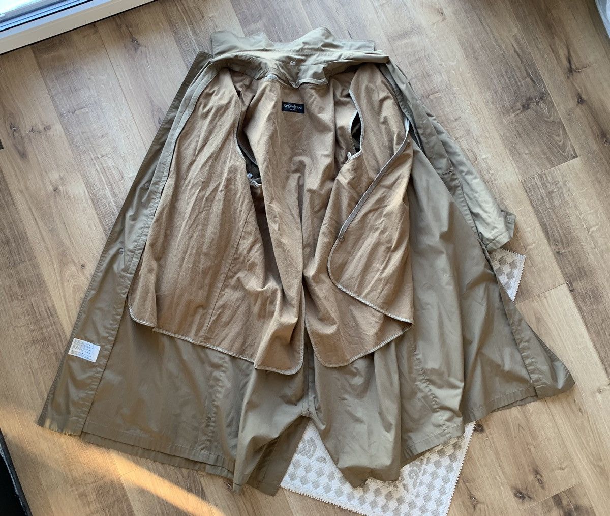 Yves Saint Laurent Vintage Yves Saint Laurent YSL trench coat jacket Size US L / EU 52-54 / 3 - 4 Thumbnail