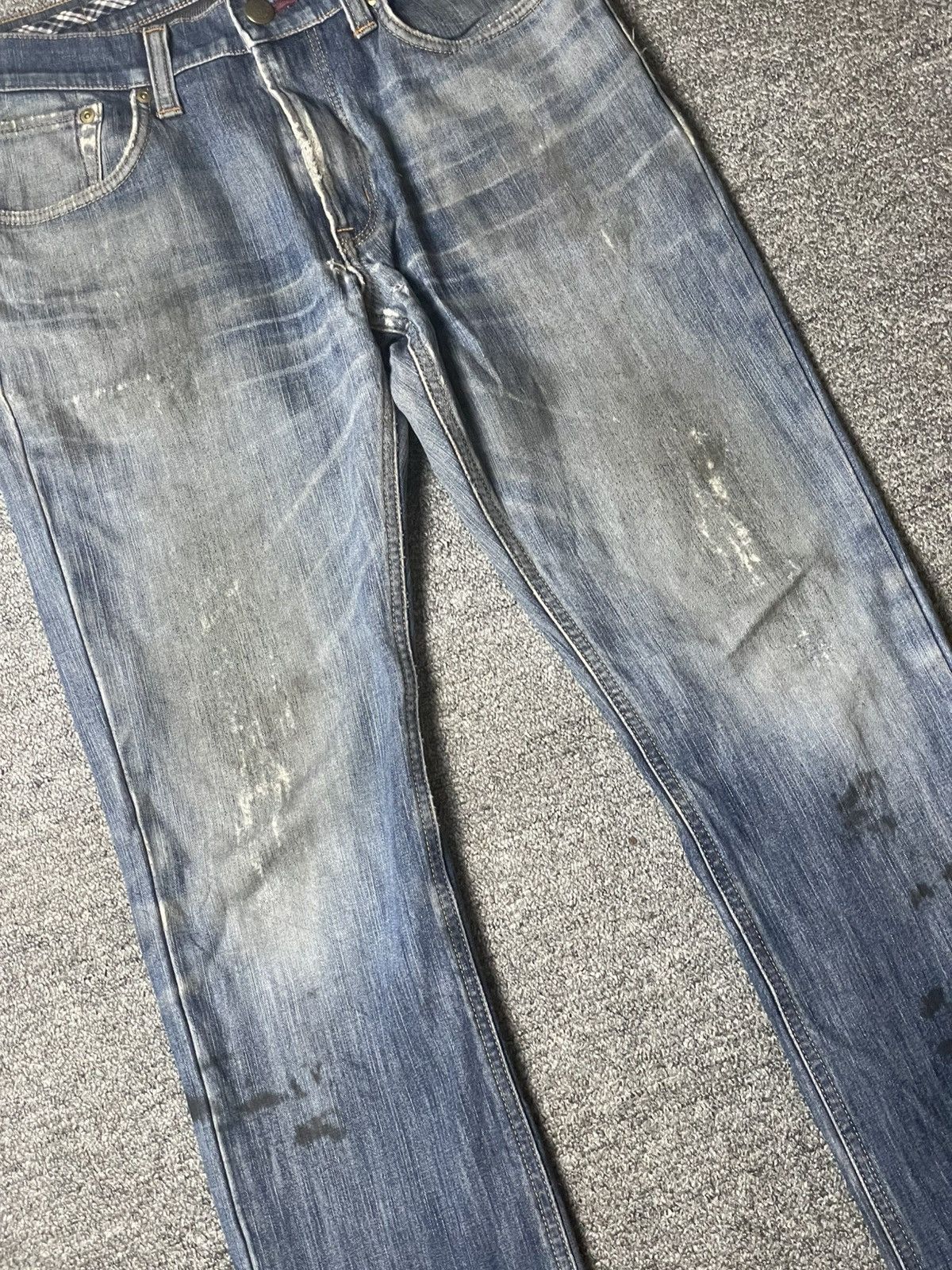 Edwin × Vintage Edwin x New Yorker Distressed Denim Slim Fit Jeans (111) Size US 33 - 3 Thumbnail