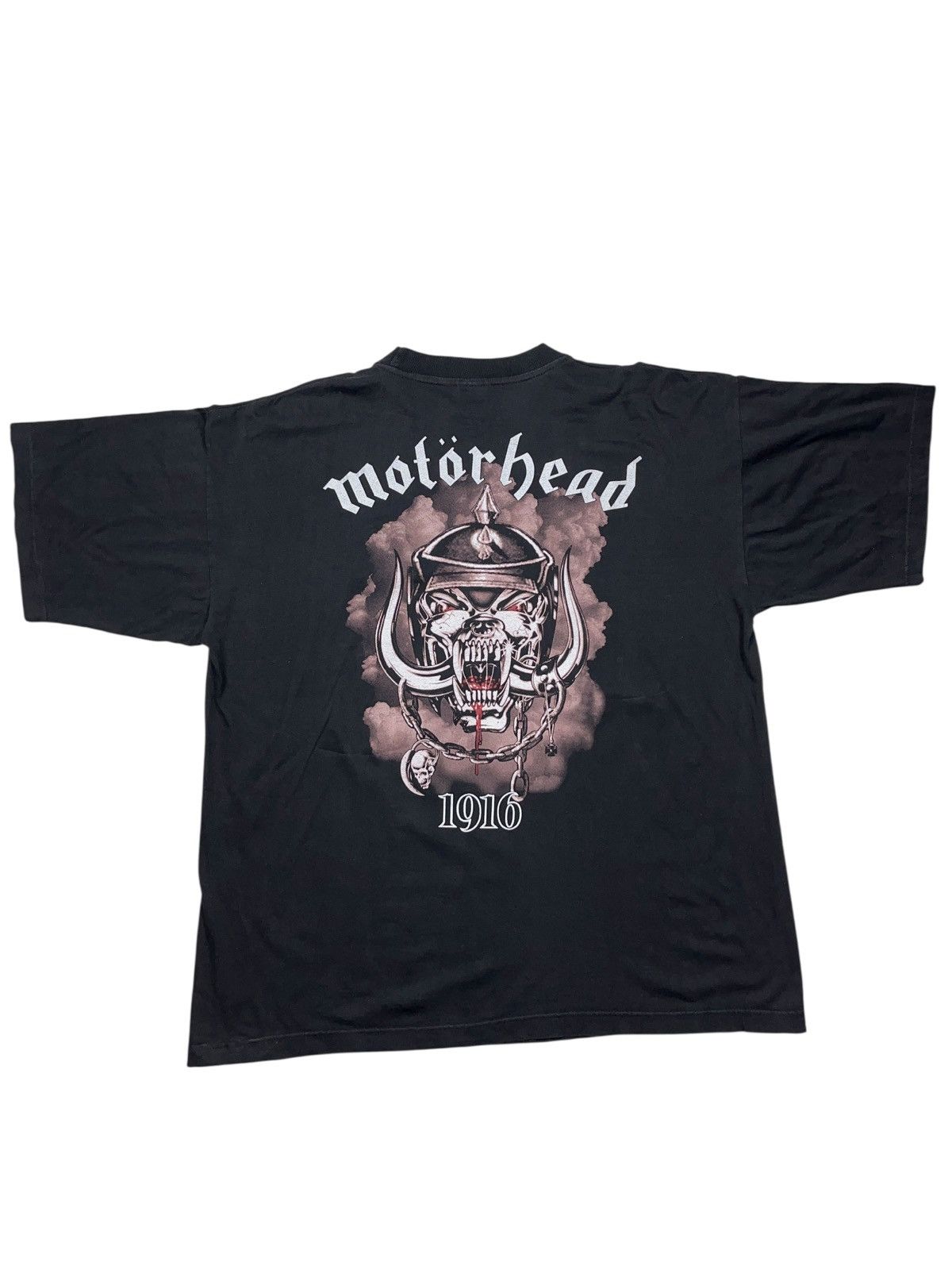 Band Tees Vintage 1997 Motorhead 1916 Band T-shirt Metallica Megadeth Size US XL / EU 56 / 4 - 2 Thumbnail