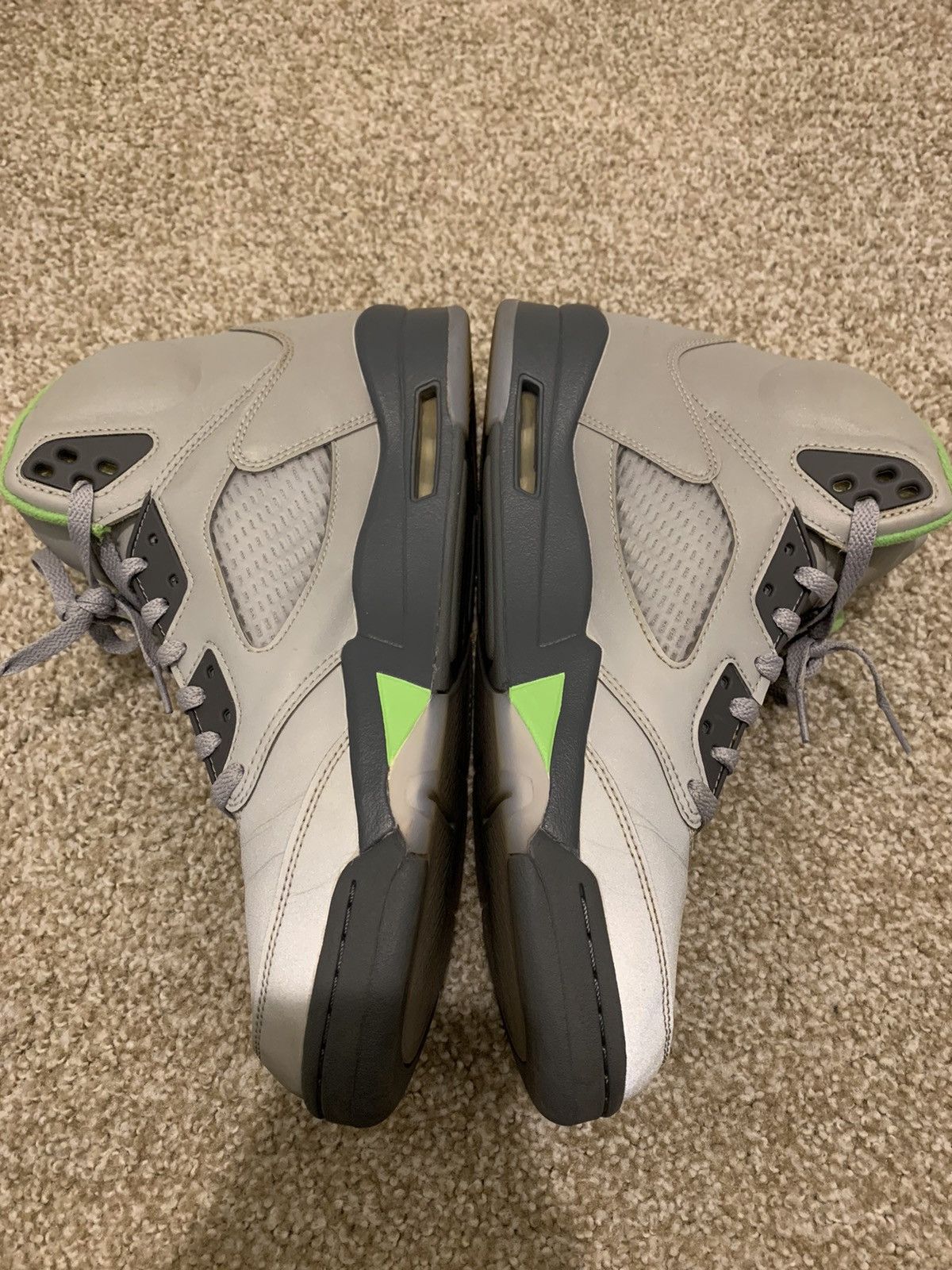 Jordan Brand Nike Jordan 5 Retro Green Bean Size US 11.5 / EU 44-45 - 3 Thumbnail